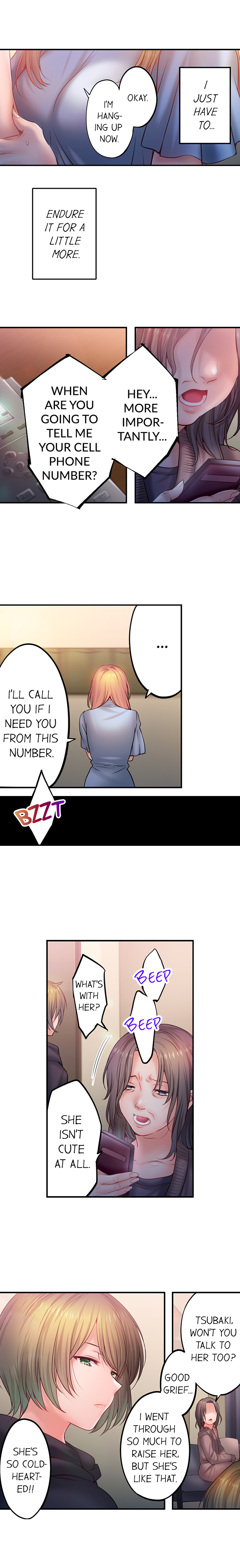 I Can’t Resist His Massage! Cheating in Front of My Husband’s Eyes Chapter 141 Page 9