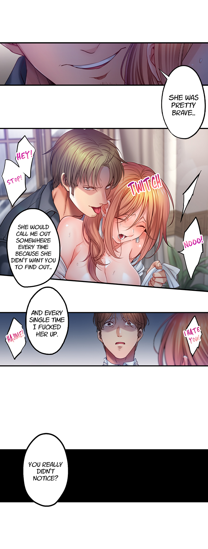 I Can’t Resist His Massage! Cheating in Front of My Husband’s Eyes Chapter 145 Page 9