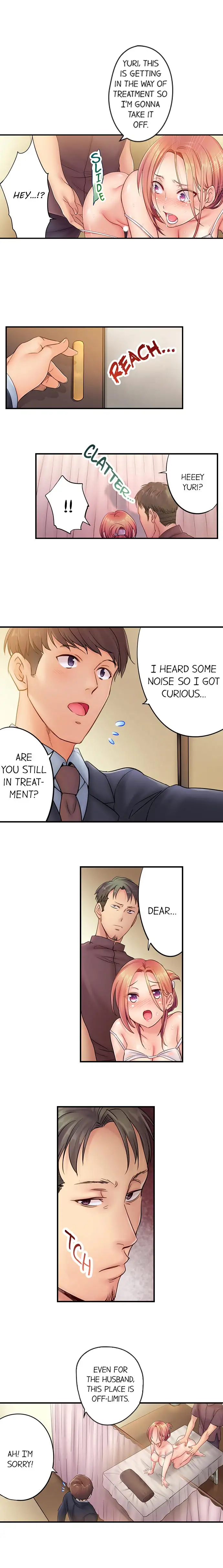 I Can’t Resist His Massage! Cheating in Front of My Husband’s Eyes Chapter 2 Page 8