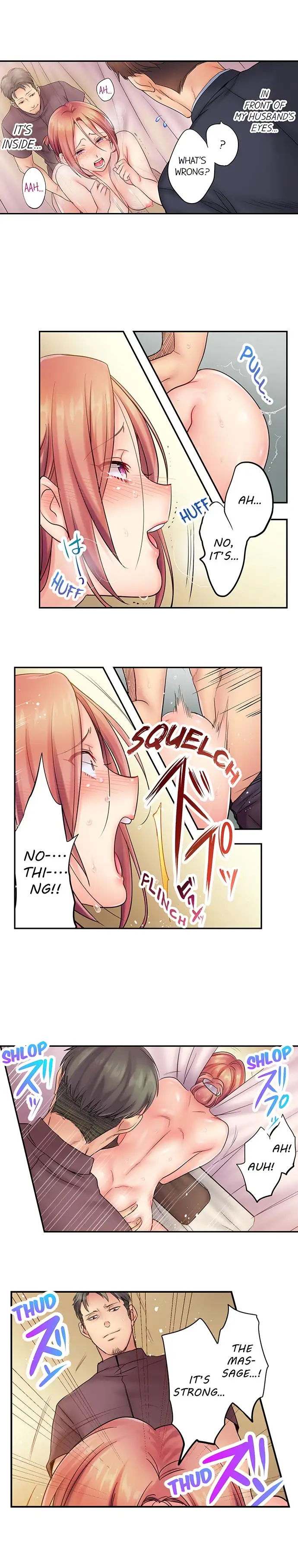 I Can’t Resist His Massage! Cheating in Front of My Husband’s Eyes Chapter 3 Page 7