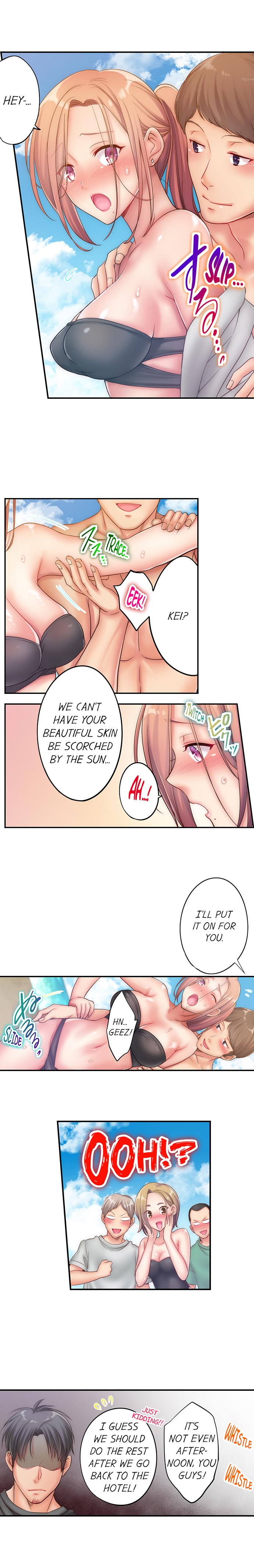 I Can’t Resist His Massage! Cheating in Front of My Husband’s Eyes Chapter 40 Page 8