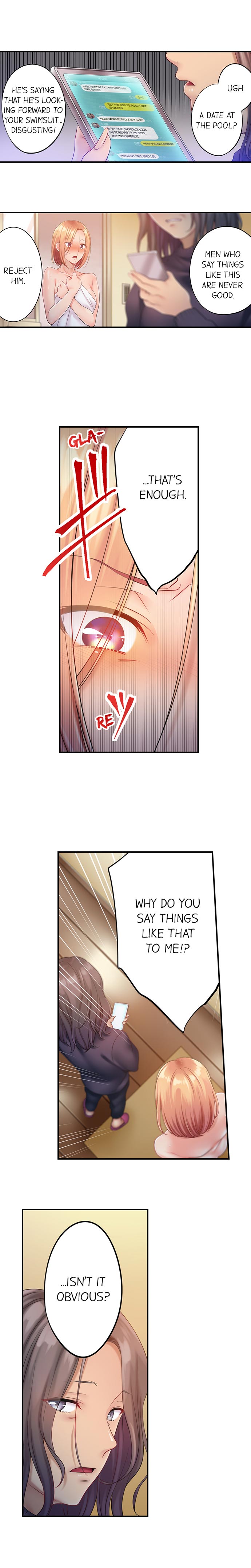 I Can’t Resist His Massage! Cheating in Front of My Husband’s Eyes Chapter 72 Page 6