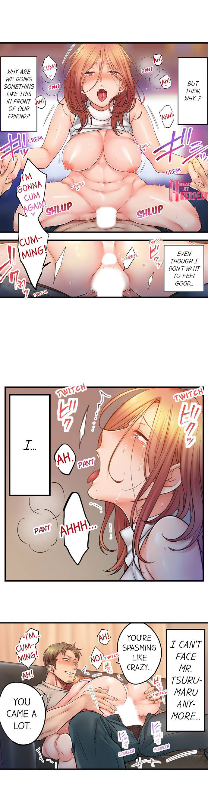 I Can’t Resist His Massage! Cheating in Front of My Husband’s Eyes Chapter 93 Page 4