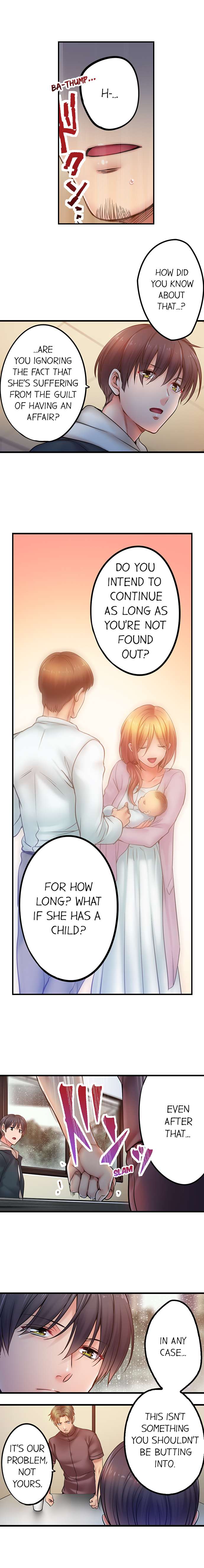 I Can’t Resist His Massage! Cheating in Front of My Husband’s Eyes Chapter 97 Page 7