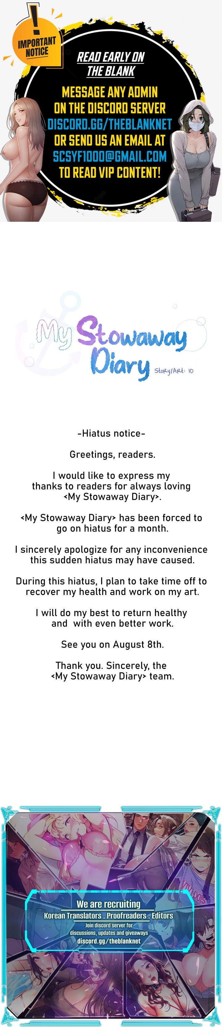 My Stowaway Diary Chapter 14.5 Page 1