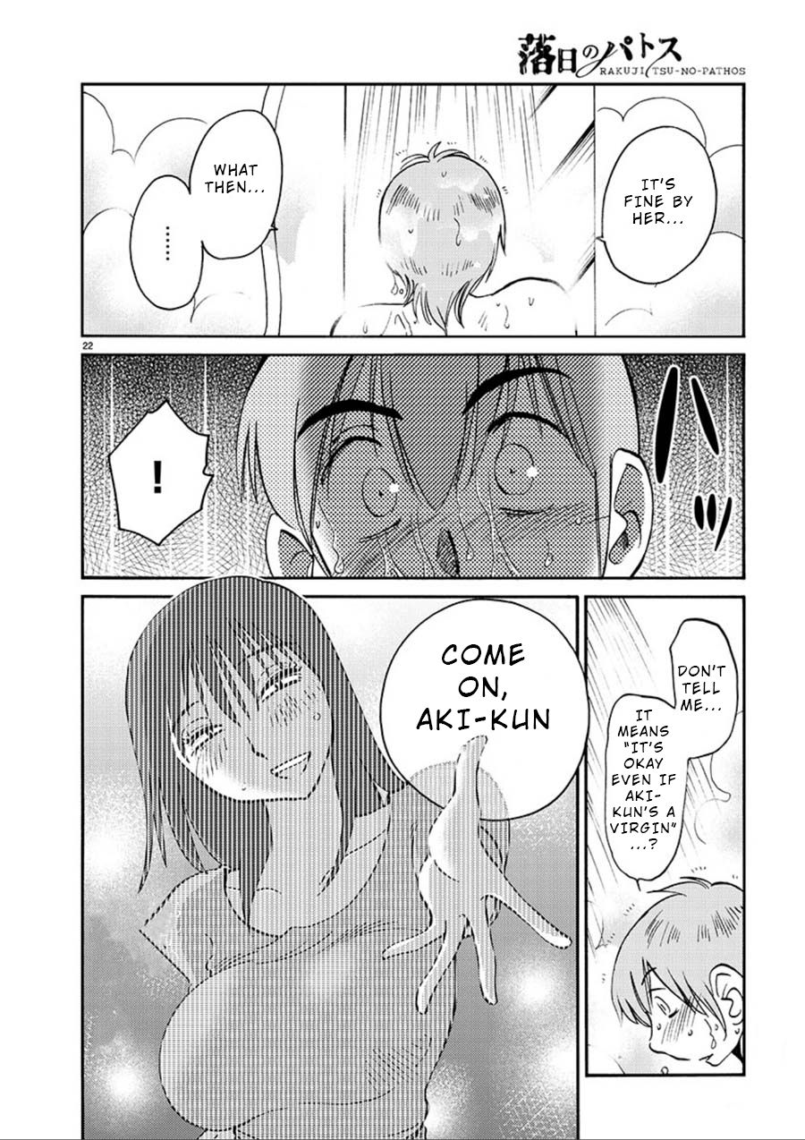 Rakujitsu no Pathos Chapter 53: What Is She So Happy About? Page 22
