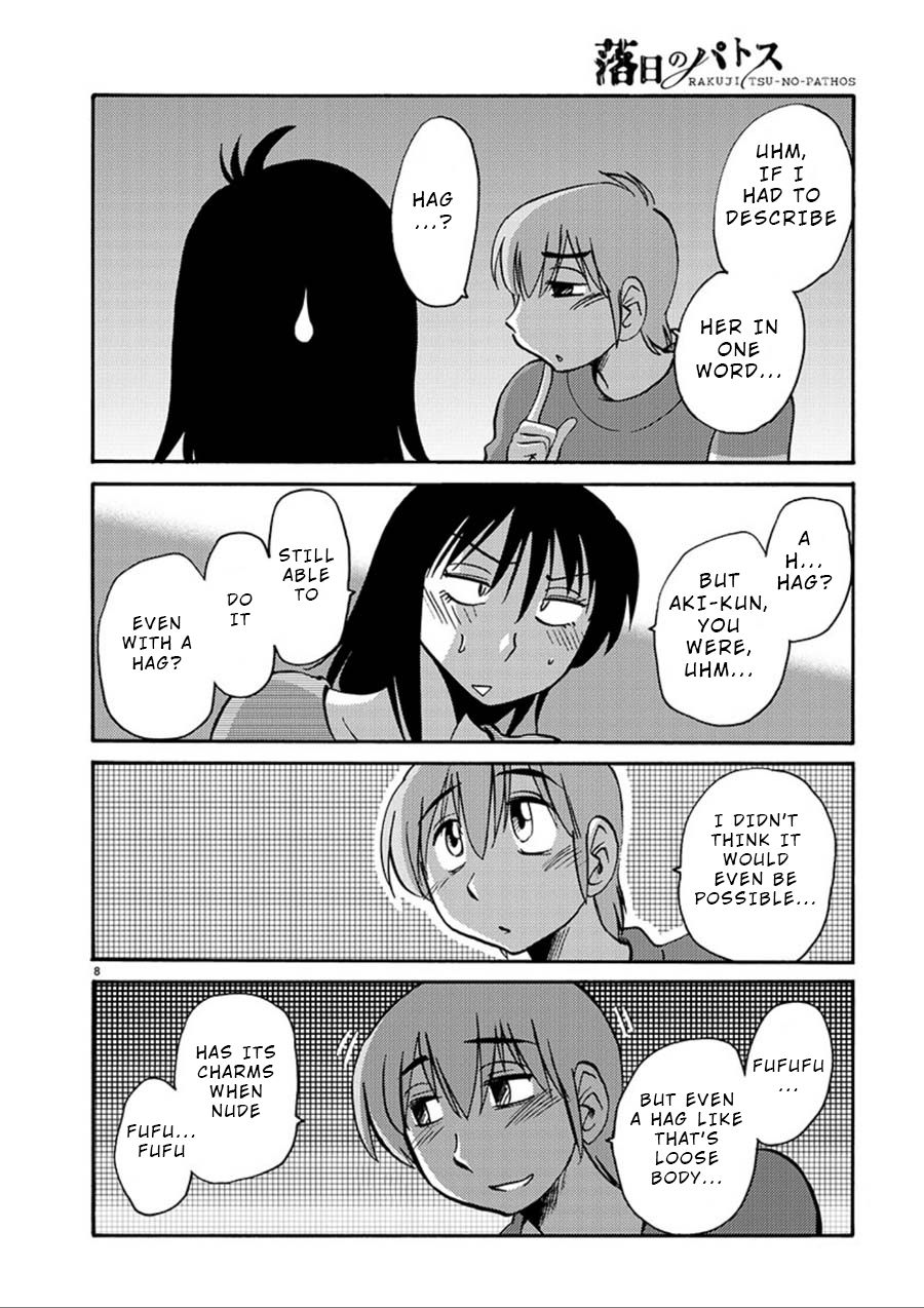 Rakujitsu no Pathos Chapter 53: What Is She So Happy About? Page 8