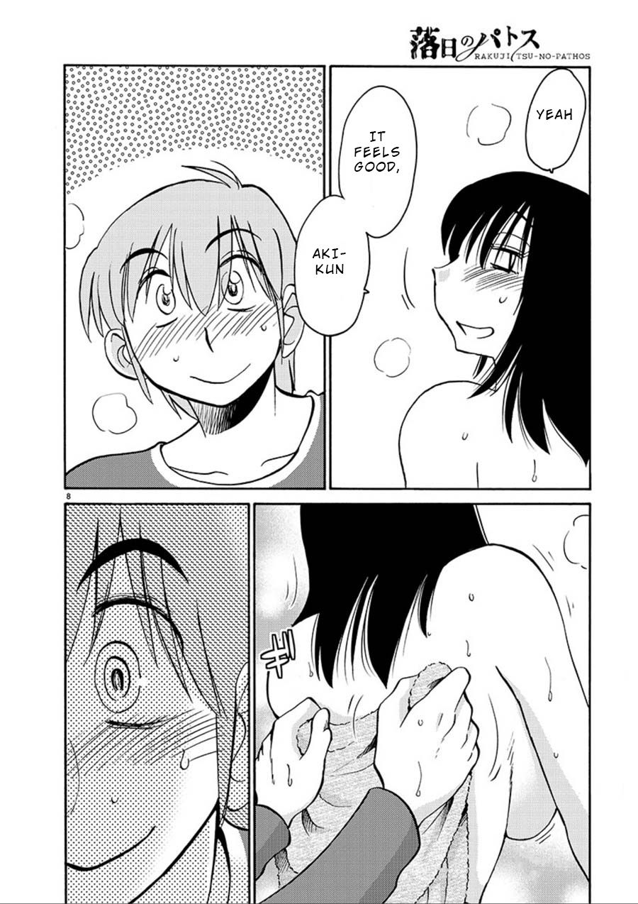 Rakujitsu no Pathos Chapter 55: Did She Get Off From My Touch? Page 8