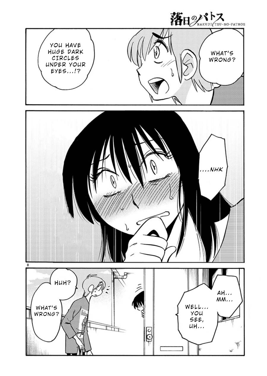 Rakujitsu no Pathos Chapter 66: You Do That, There, With The Thing? Page 8