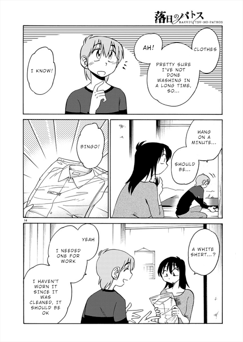 Rakujitsu no Pathos Chapter 71: Is This That ‘Boyfriend Shirt’ Thing? Page 14