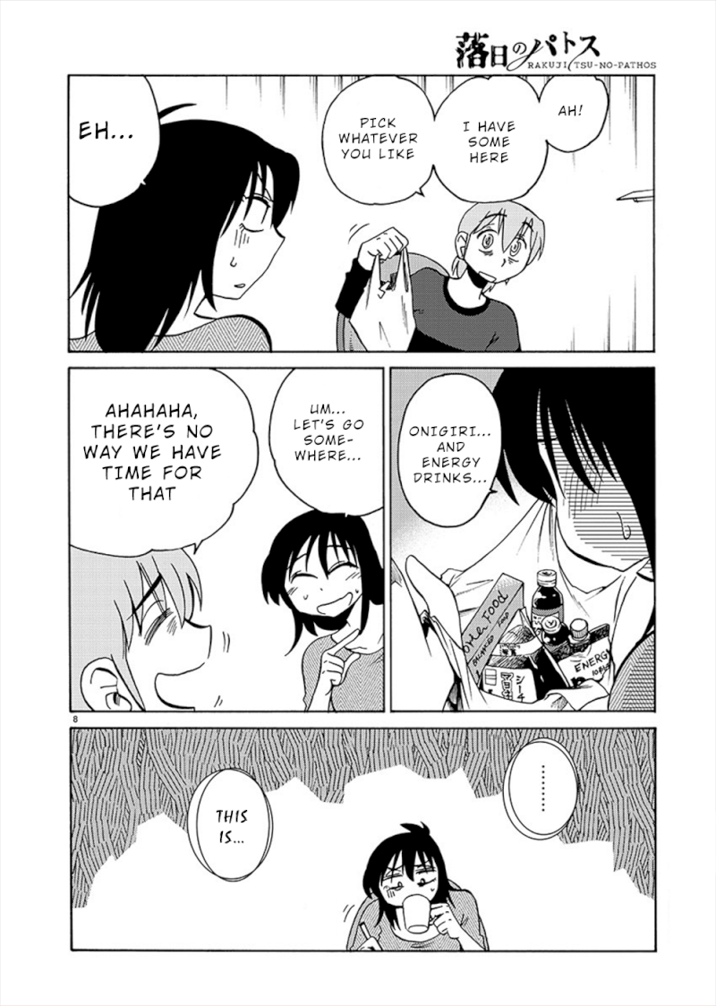 Rakujitsu no Pathos Chapter 71: Is This That ‘Boyfriend Shirt’ Thing? Page 8