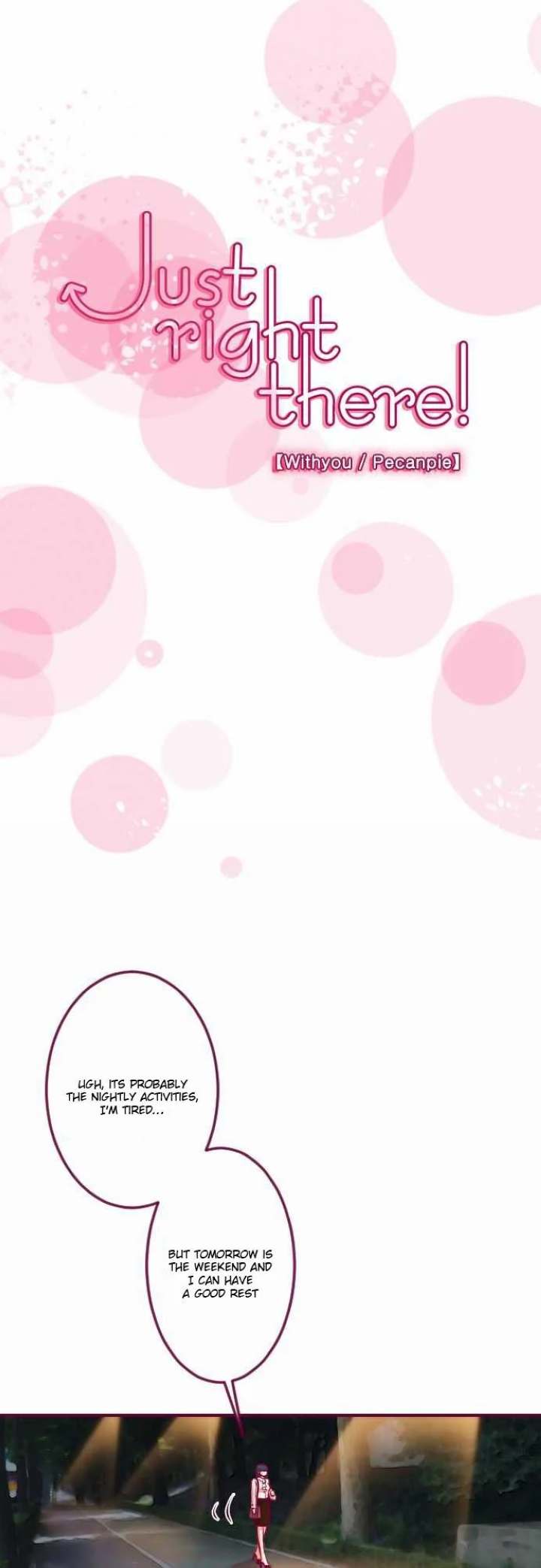 Just Right There! Chapter 29 Page 1