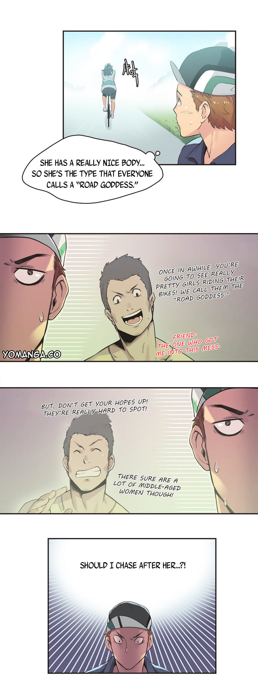 Sports Girl Chapter 9 : Road Goddess -1 Page 8