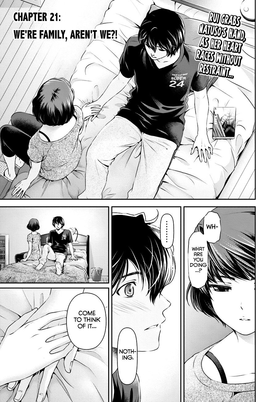 Domestic na Kanojo Chapter 21 : We’re Family, Aren’t We?! Page 1