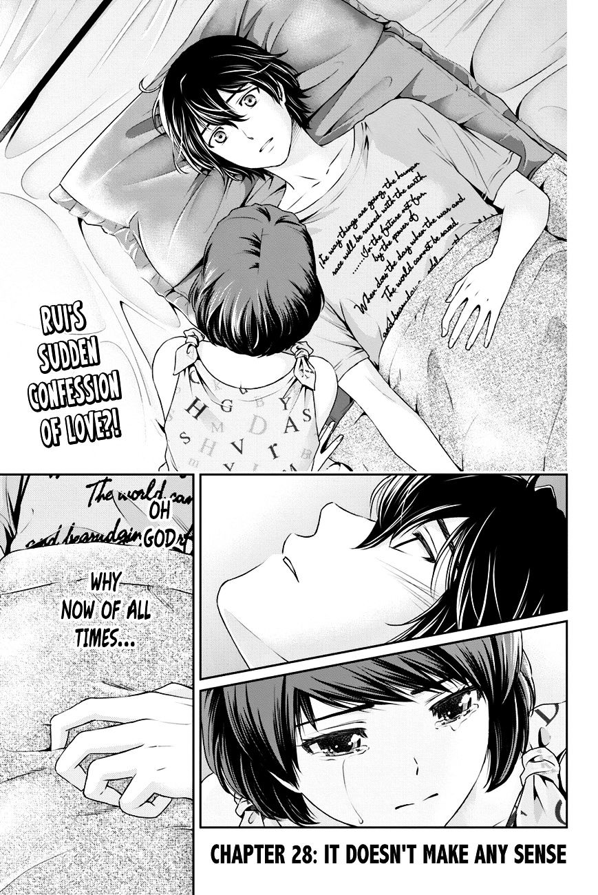 Domestic na Kanojo Chapter 28 : It Doesn’t Make Any Sense Page 1