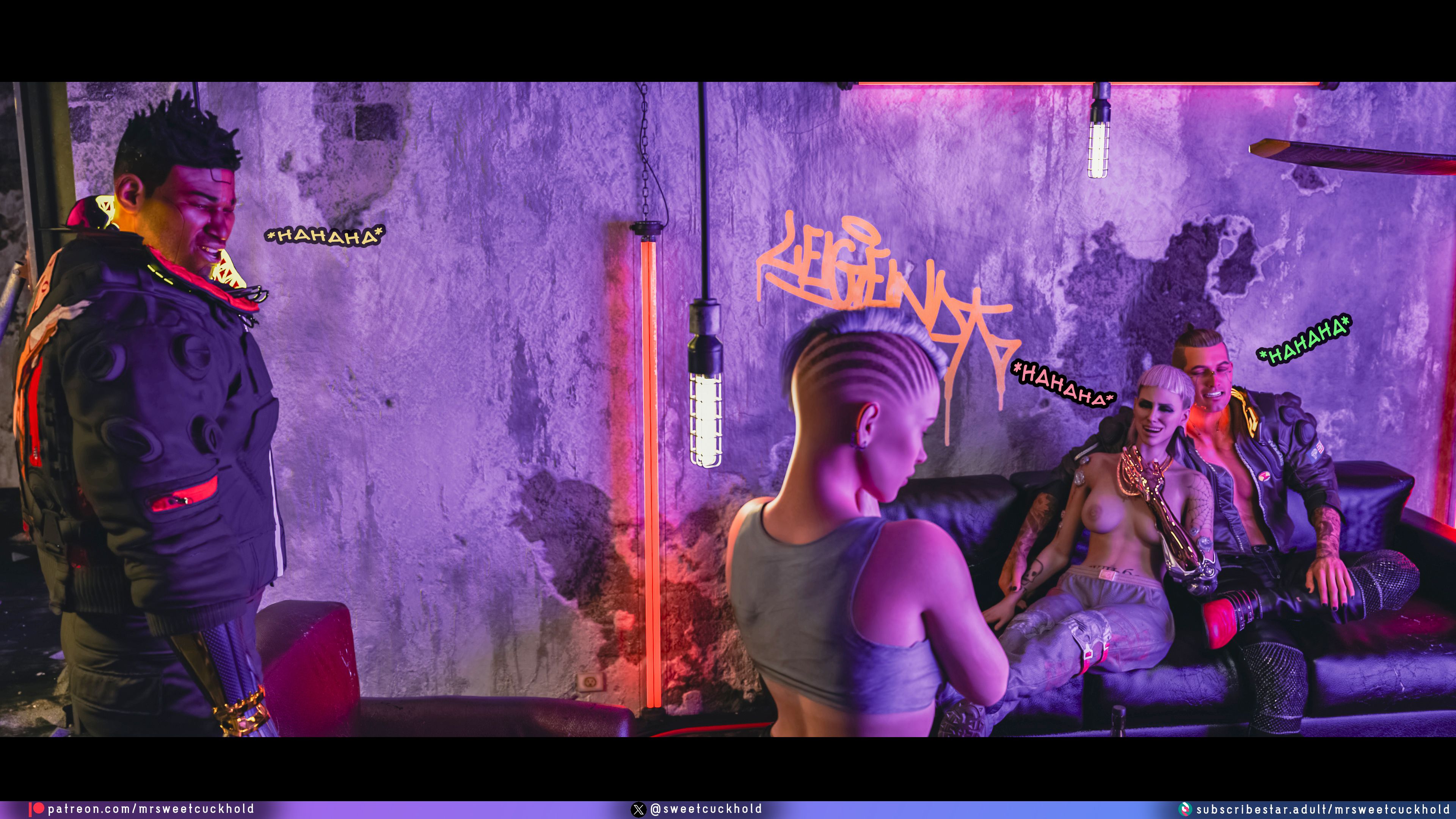 Street Corruption (Cyberpunk 2077) [Mr.SweetCuckhold] Chapter 1 Page 104