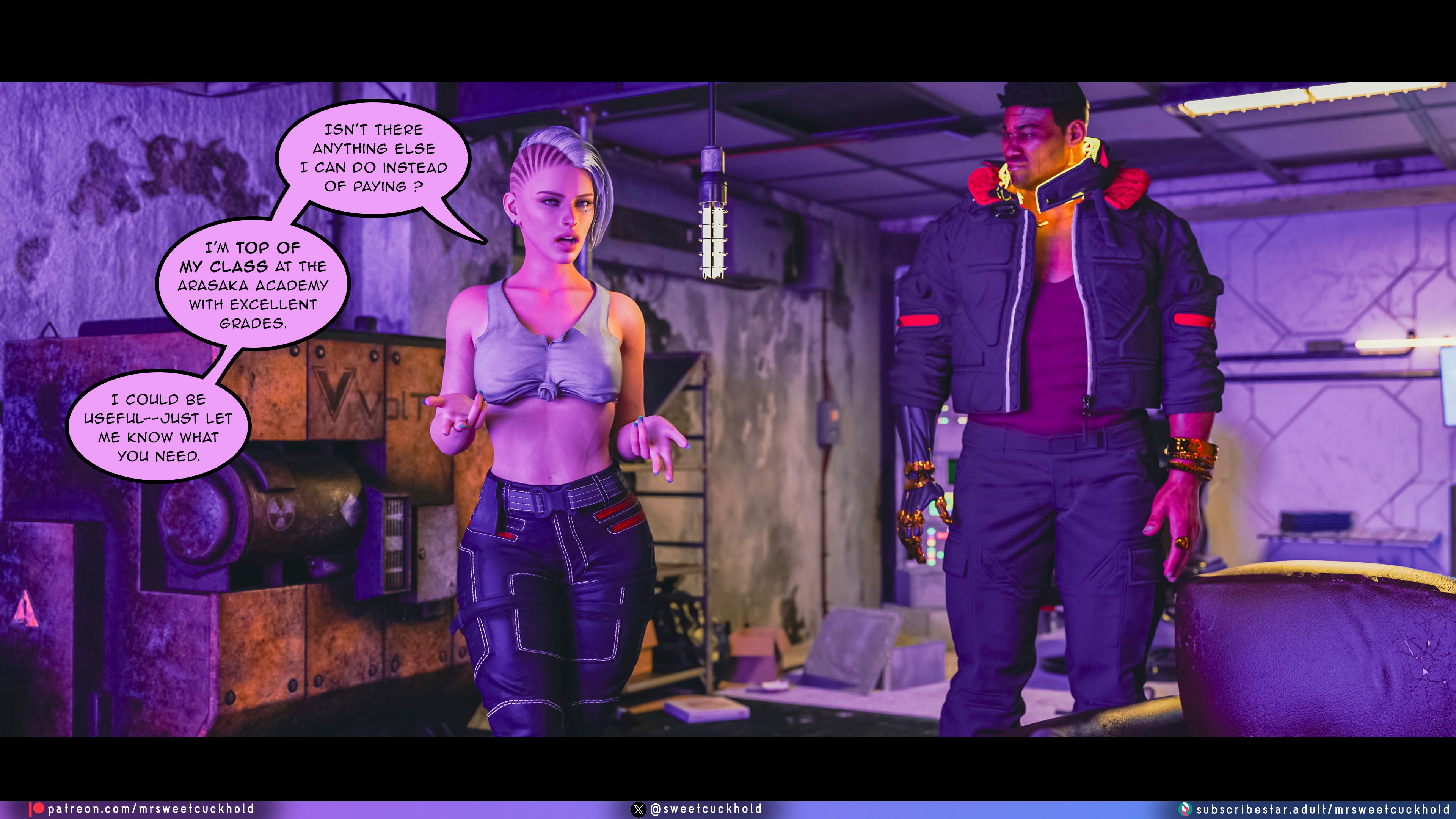 Street Corruption (Cyberpunk 2077) [Mr.SweetCuckhold] Chapter 1 Page 106