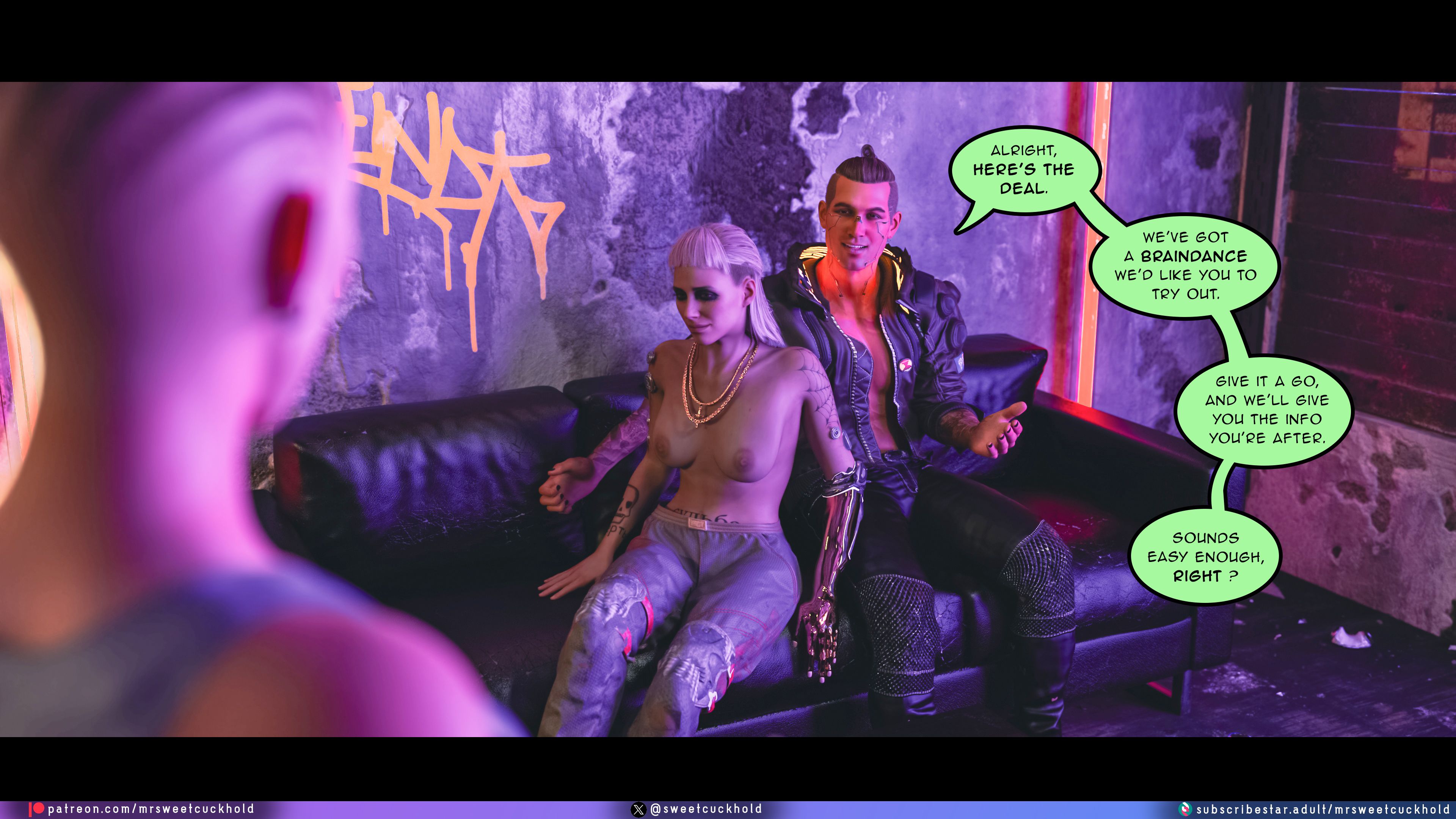 Street Corruption (Cyberpunk 2077) [Mr.SweetCuckhold] Chapter 1 Page 109