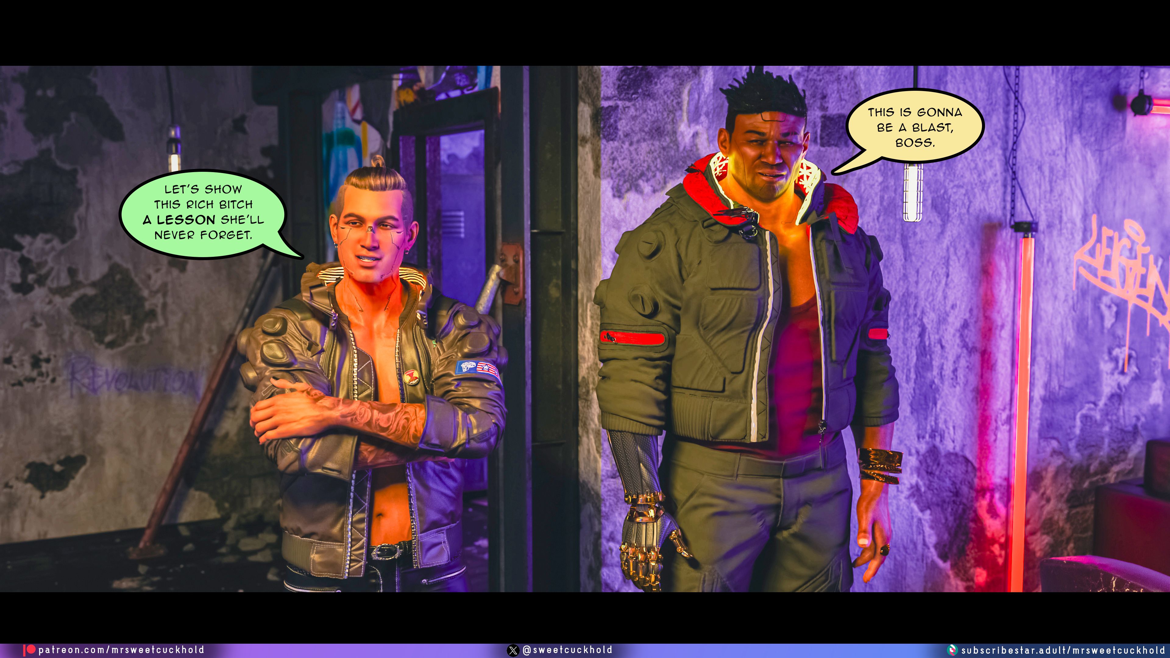 Street Corruption (Cyberpunk 2077) [Mr.SweetCuckhold] Chapter 1 Page 114