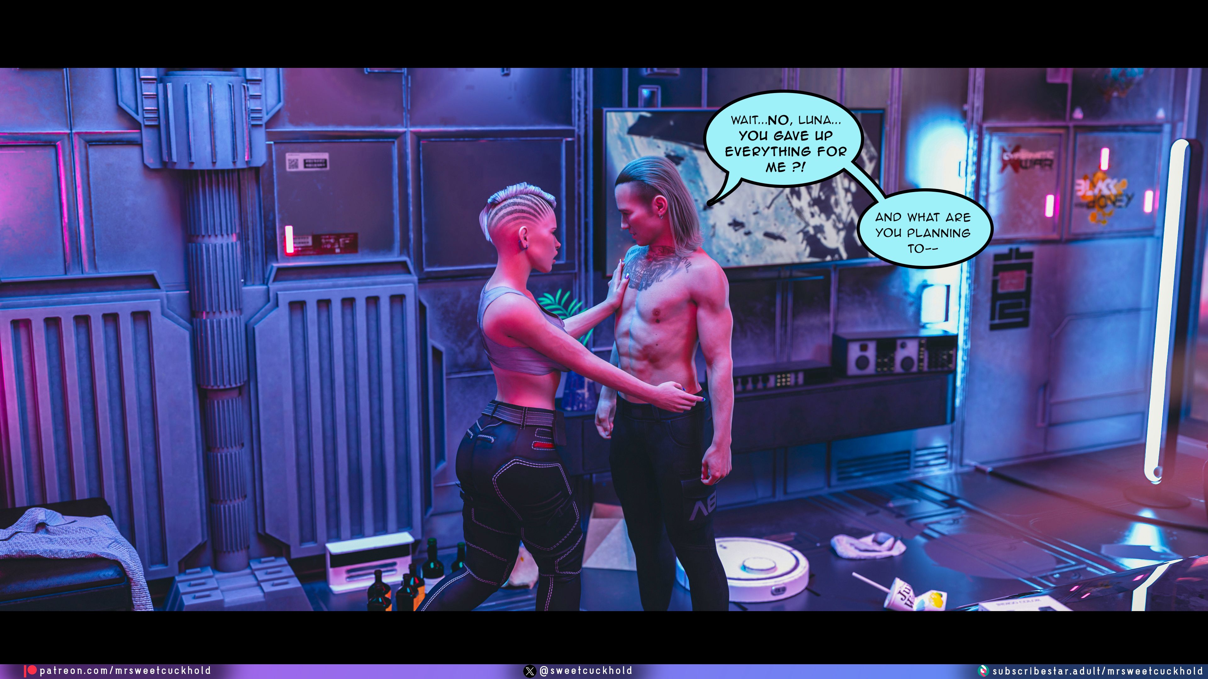 Street Corruption (Cyberpunk 2077) [Mr.SweetCuckhold] Chapter 1 Page 184