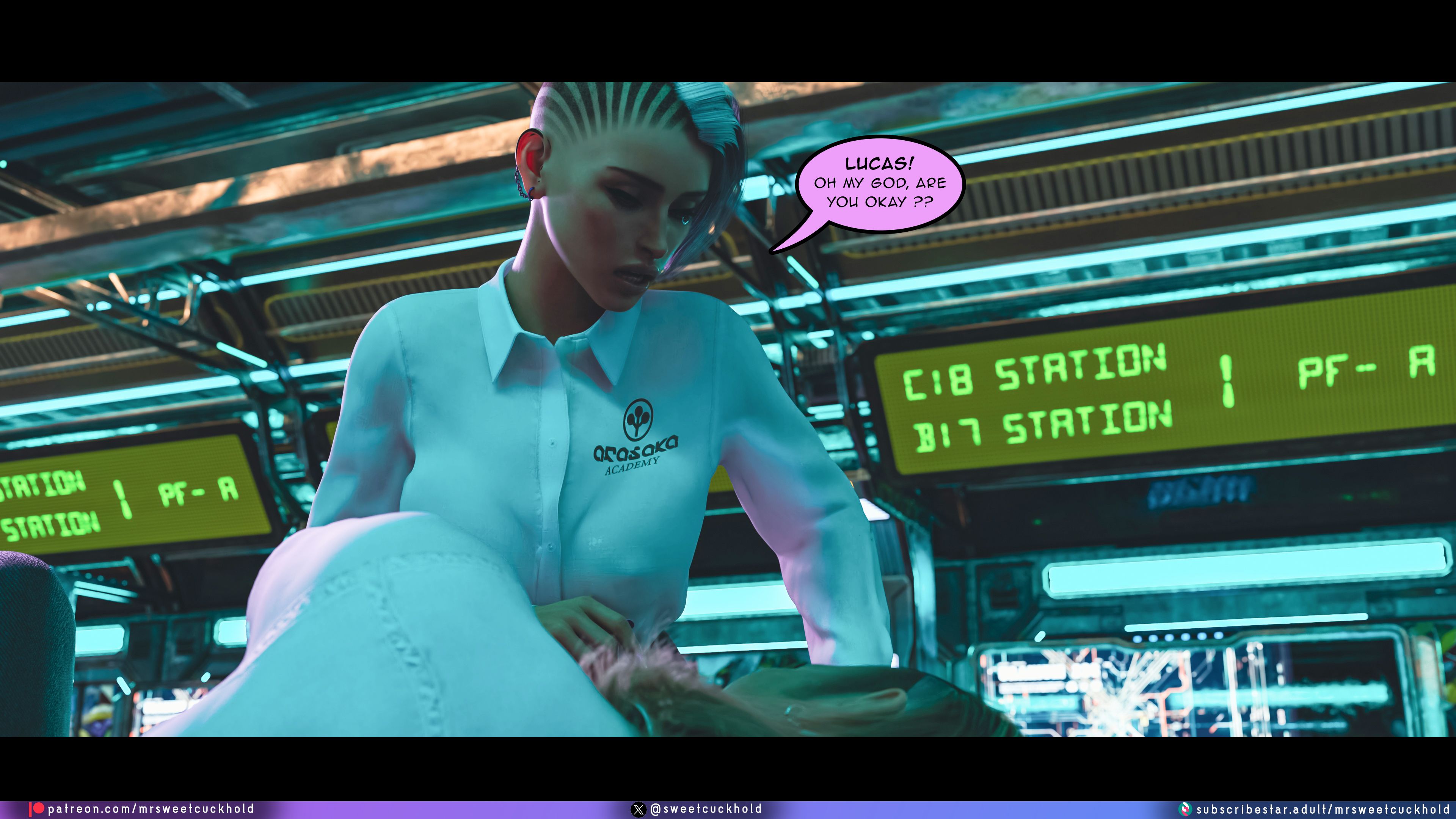 Street Corruption (Cyberpunk 2077) [Mr.SweetCuckhold] Chapter 1 Page 32