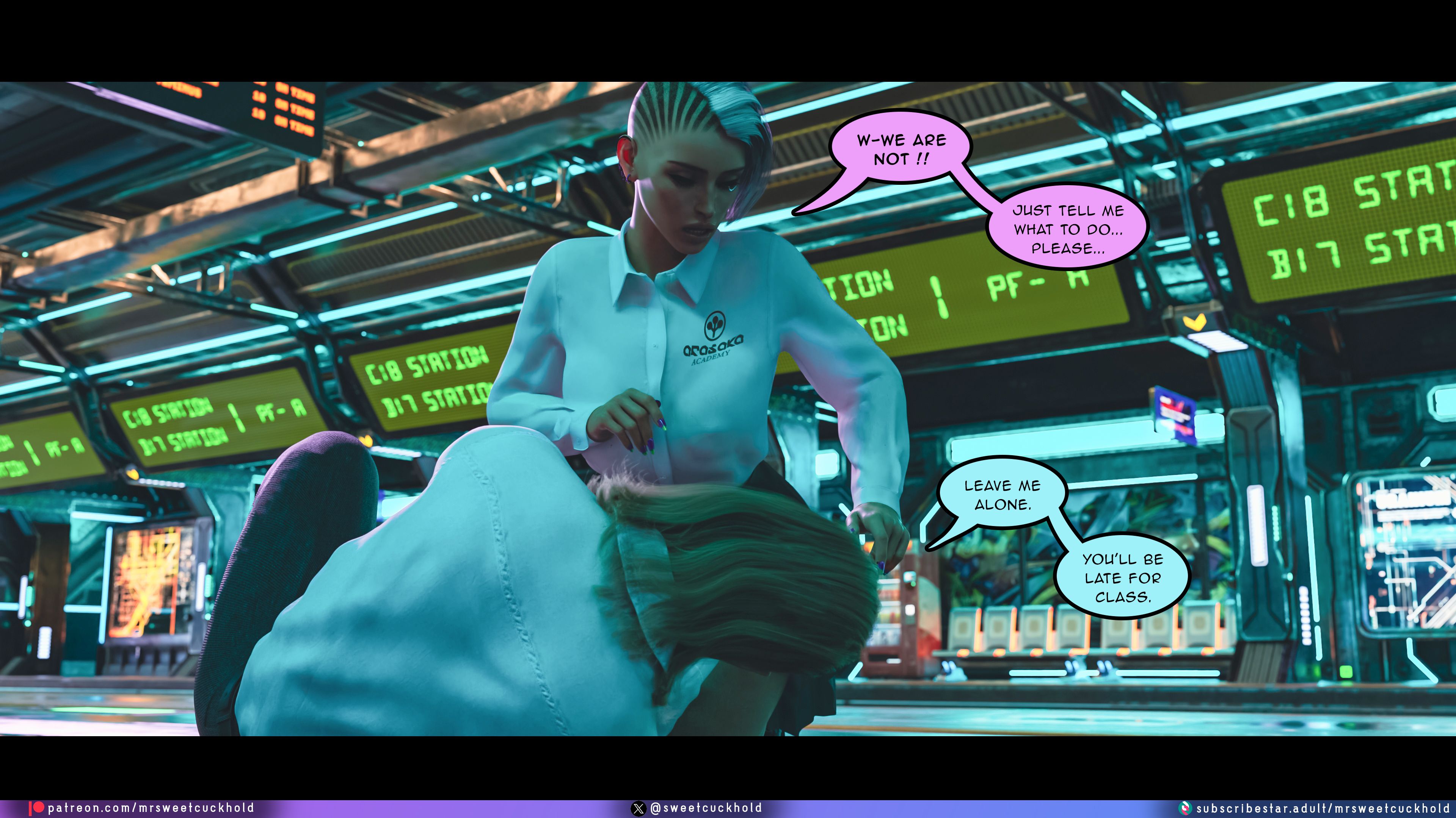 Street Corruption (Cyberpunk 2077) [Mr.SweetCuckhold] Chapter 1 Page 35