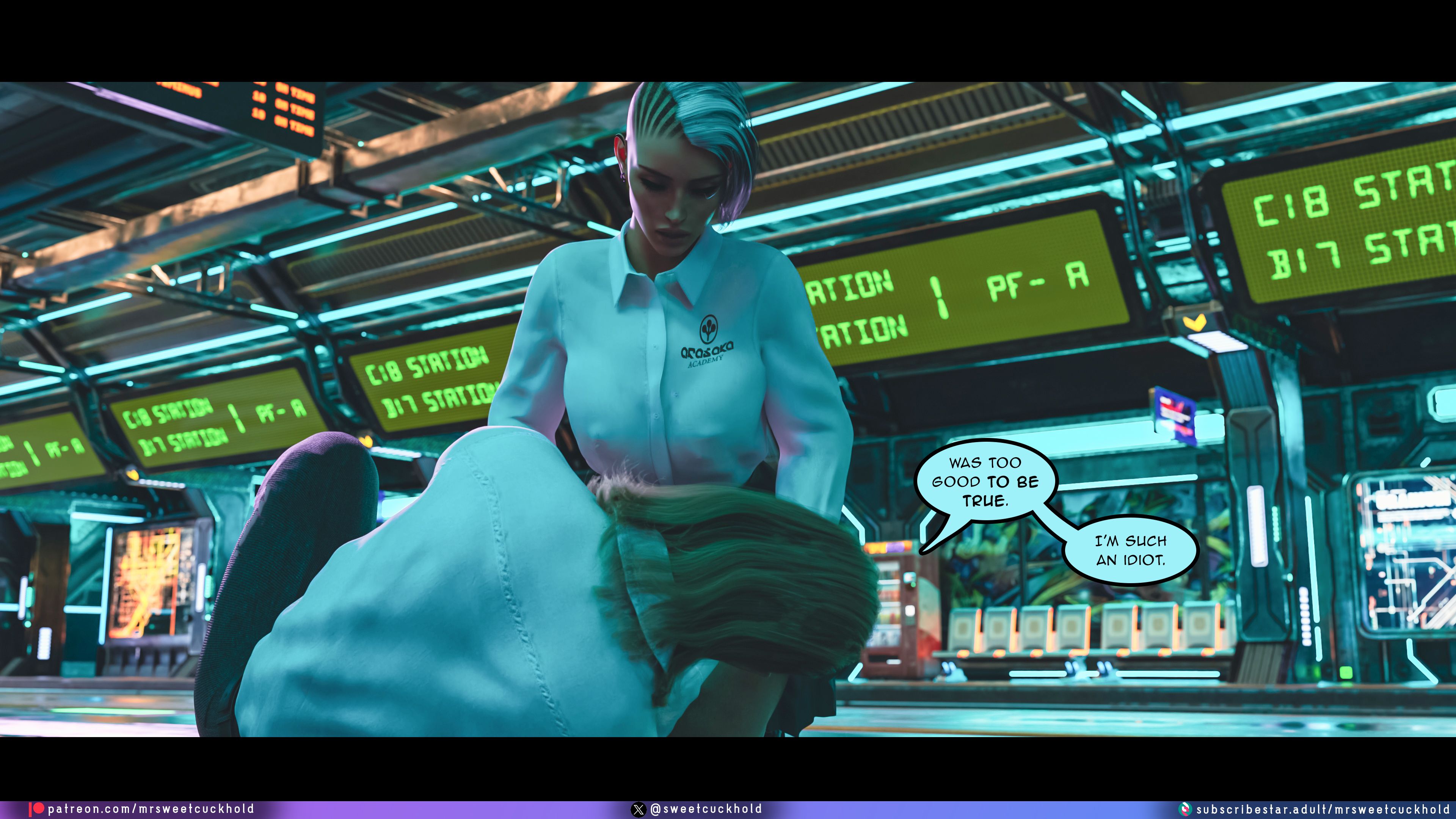 Street Corruption (Cyberpunk 2077) [Mr.SweetCuckhold] Chapter 1 Page 36