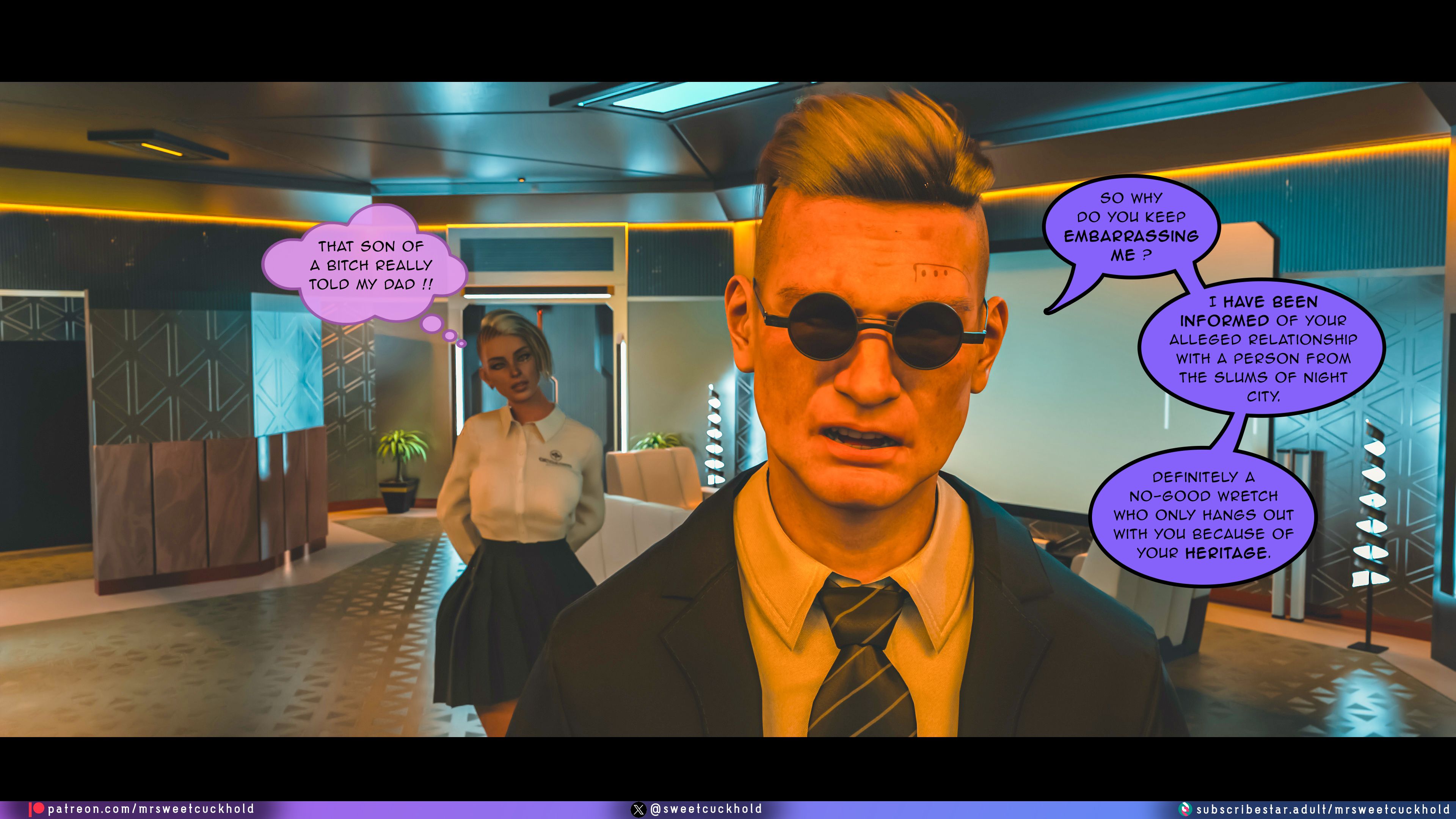 Street Corruption (Cyberpunk 2077) [Mr.SweetCuckhold] Chapter 1 Page 46