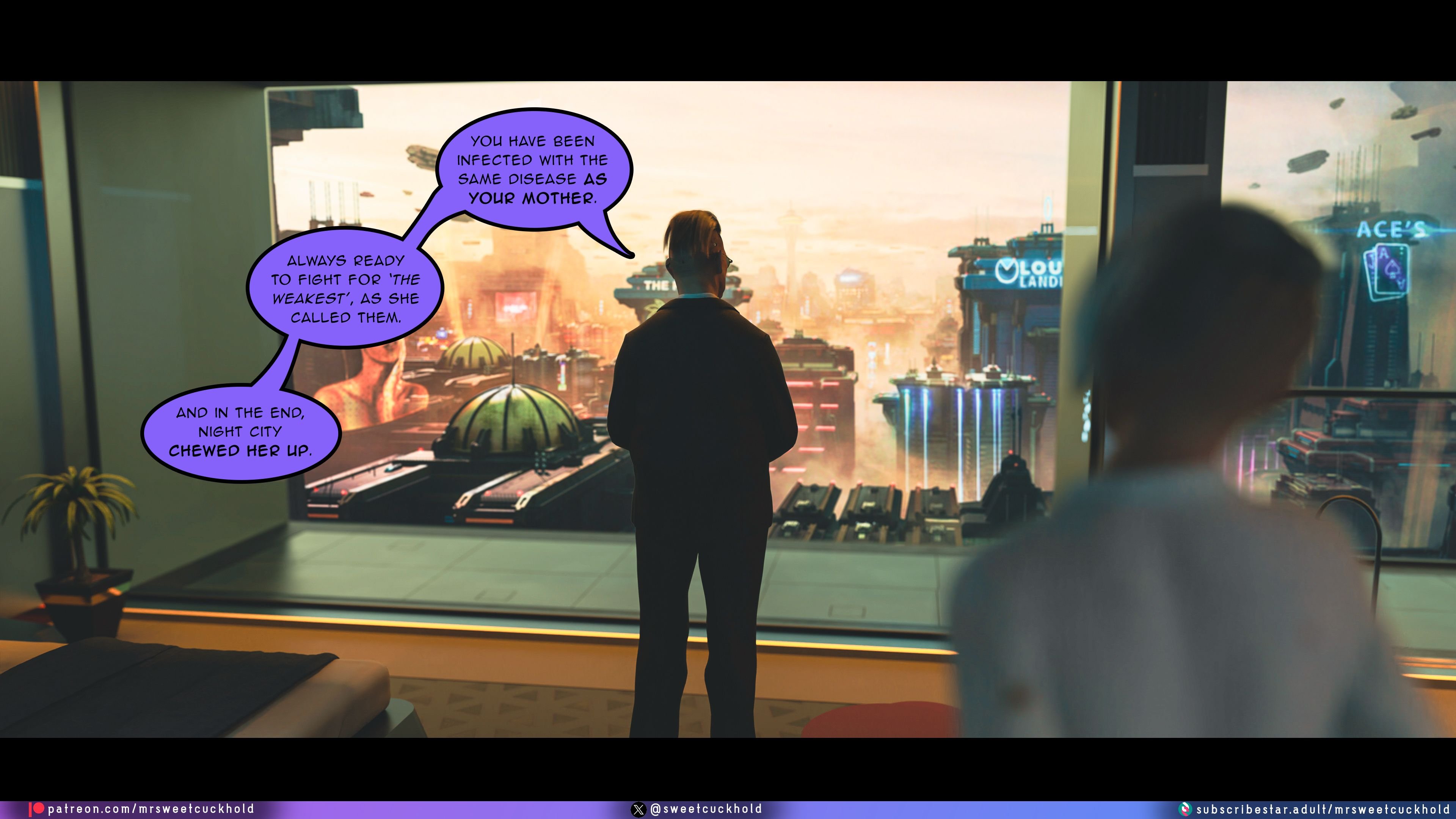 Street Corruption (Cyberpunk 2077) [Mr.SweetCuckhold] Chapter 1 Page 47
