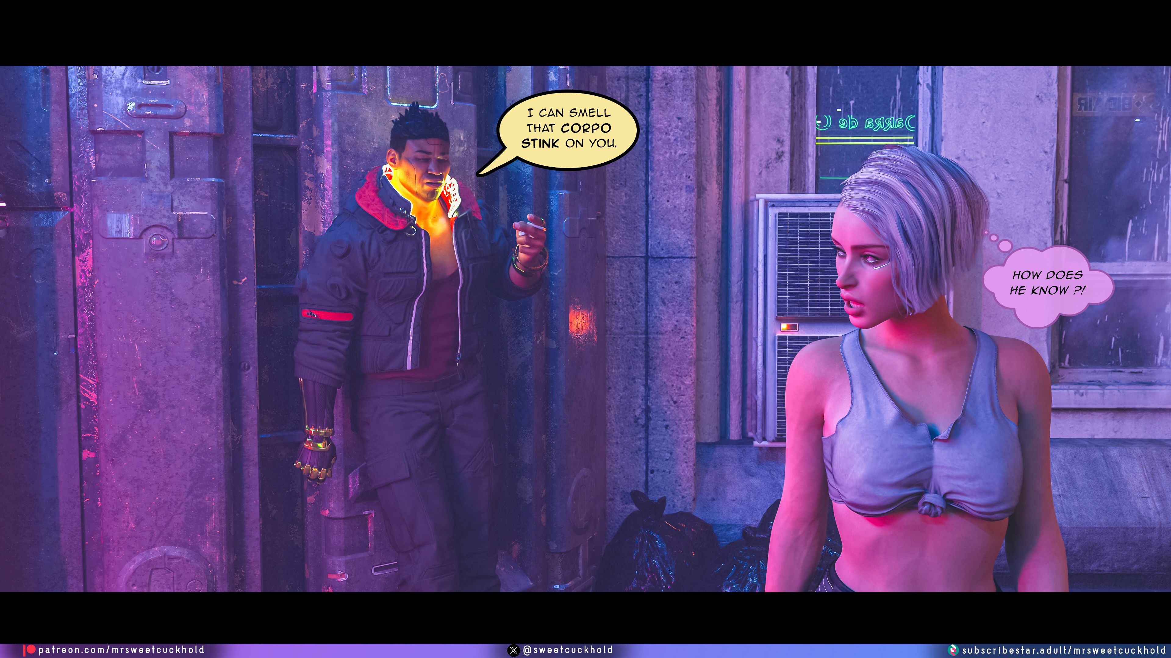 Street Corruption (Cyberpunk 2077) [Mr.SweetCuckhold] Chapter 1 Page 78