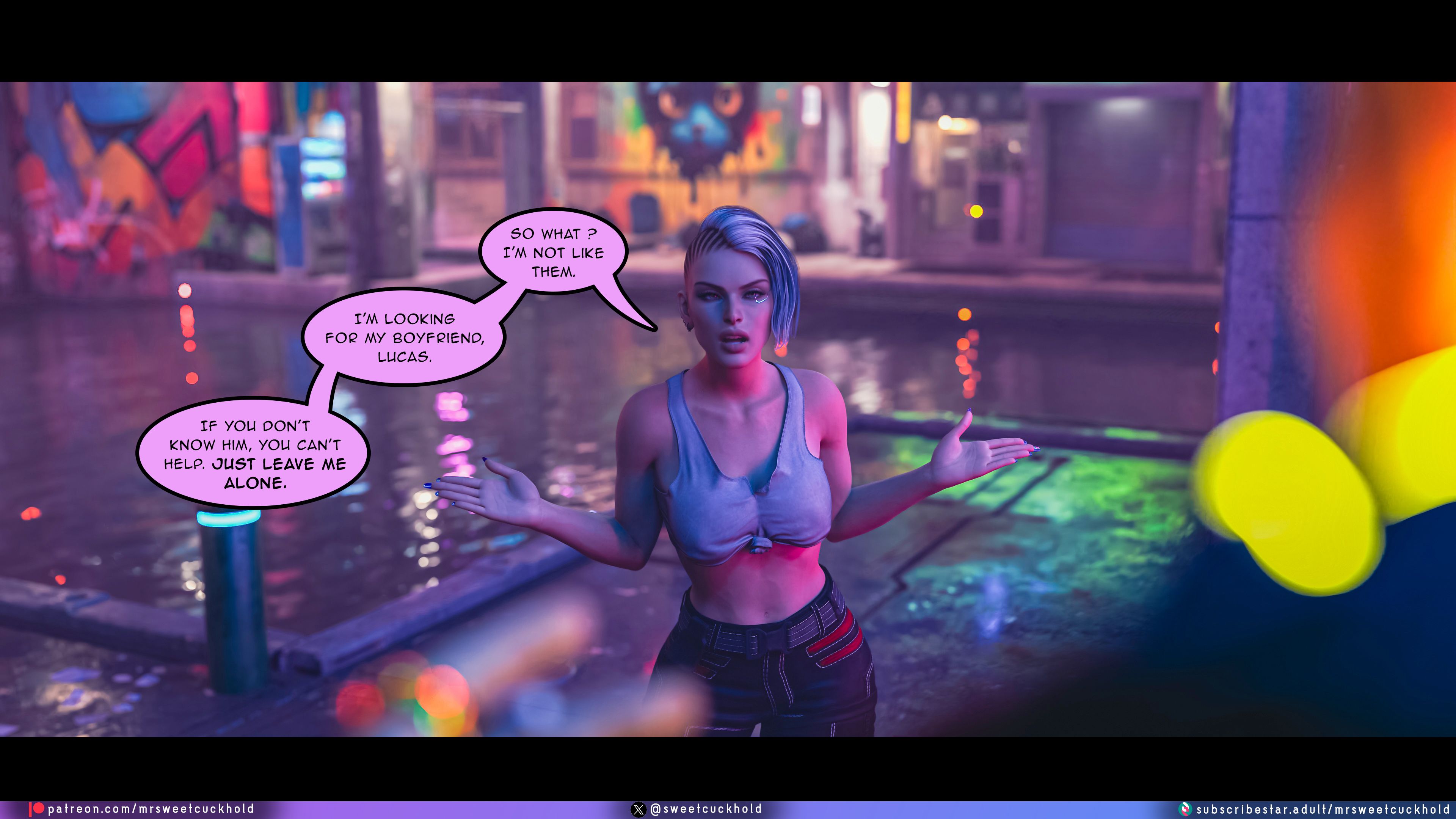Street Corruption (Cyberpunk 2077) [Mr.SweetCuckhold] Chapter 1 Page 79