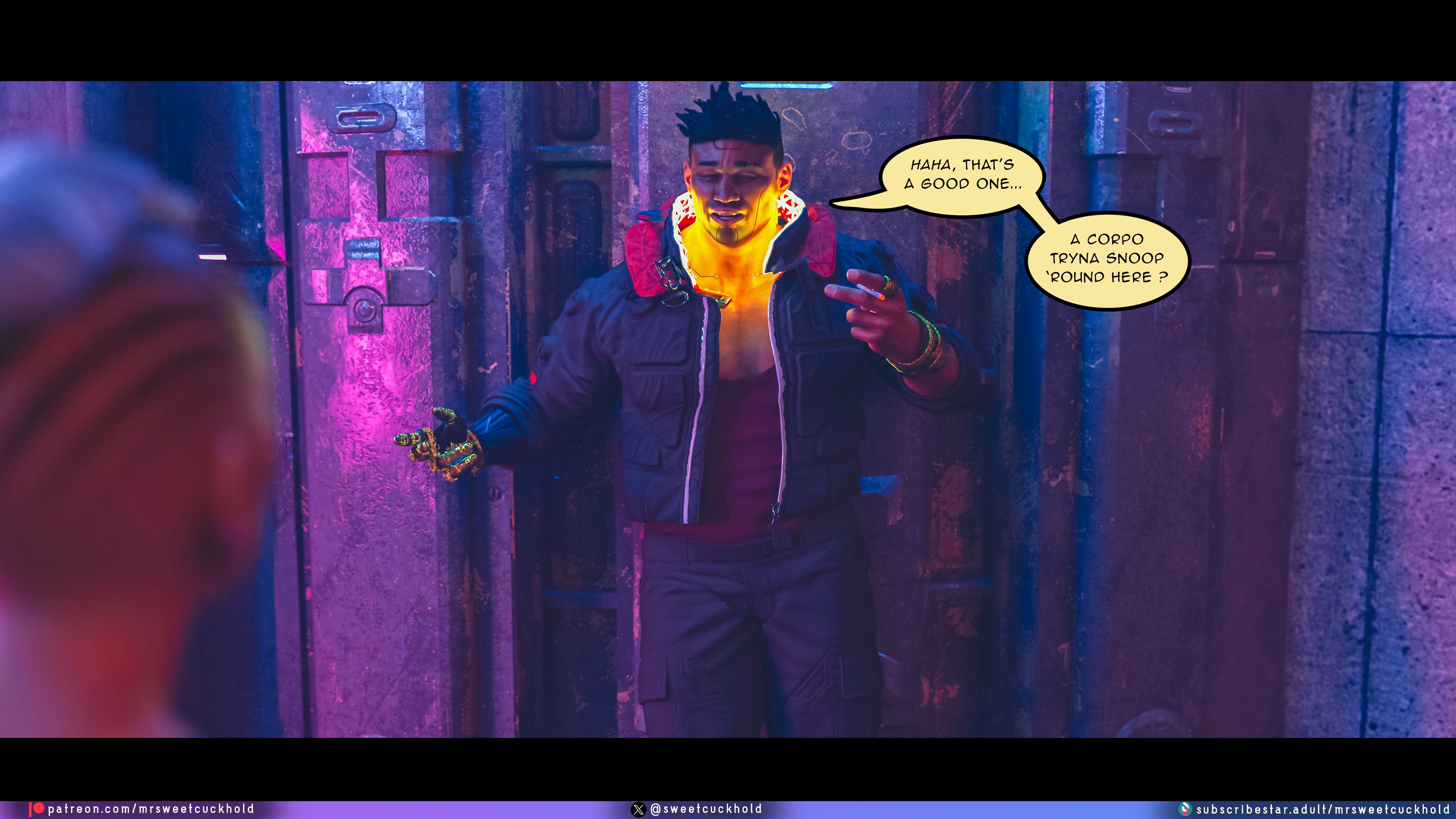 Street Corruption (Cyberpunk 2077) [Mr.SweetCuckhold] Chapter 1 Page 80