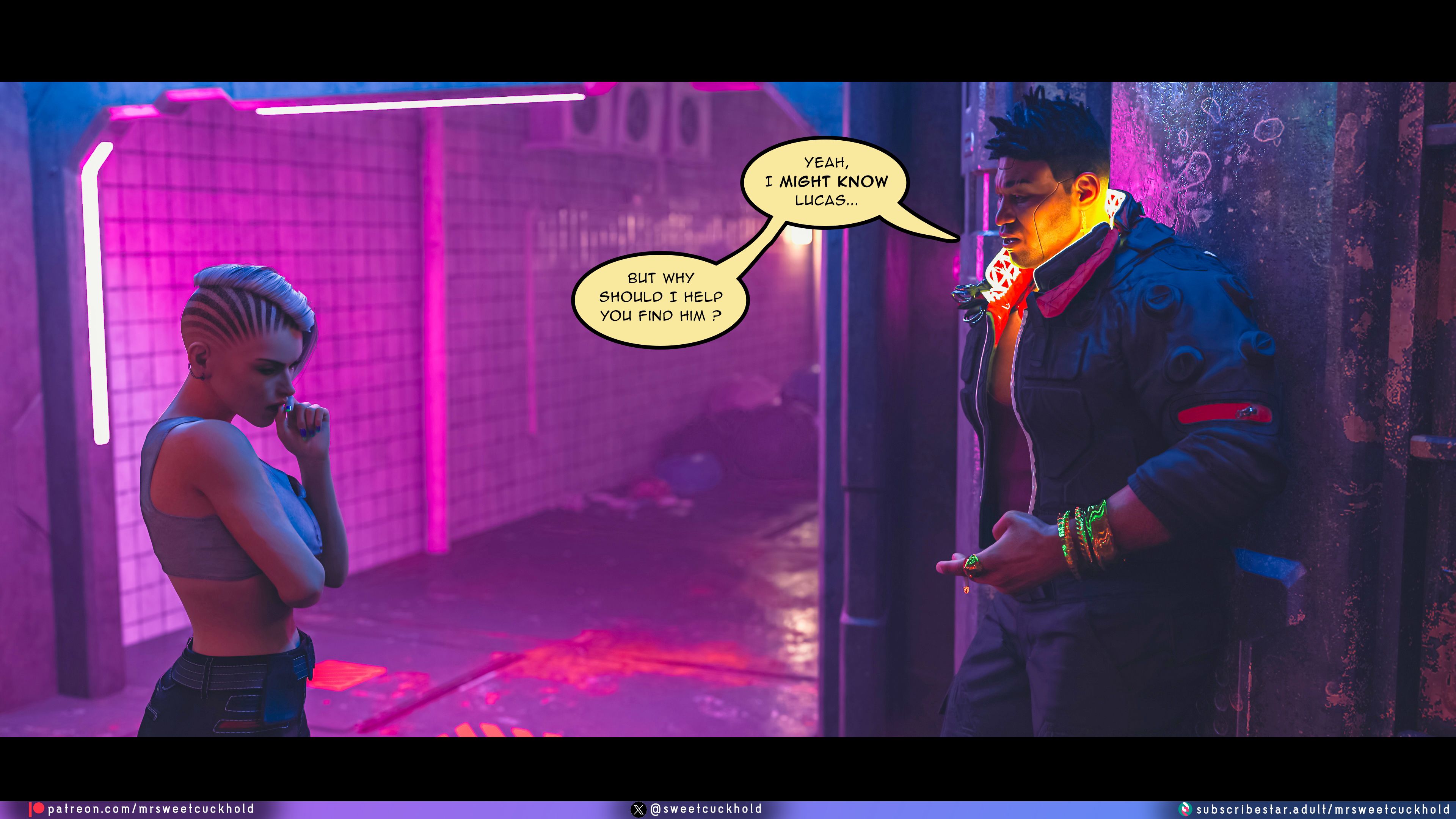 Street Corruption (Cyberpunk 2077) [Mr.SweetCuckhold] Chapter 1 Page 82