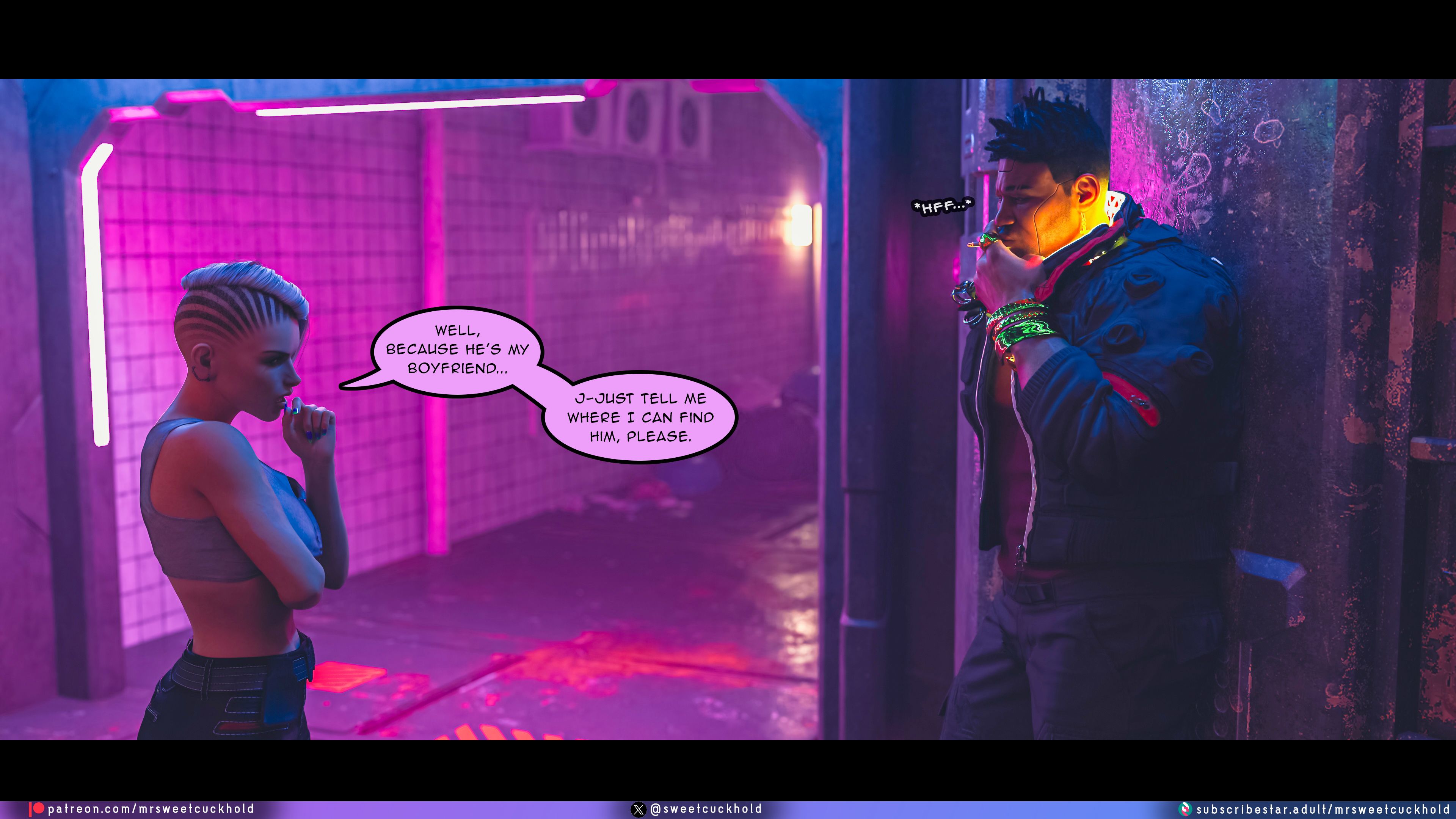 Street Corruption (Cyberpunk 2077) [Mr.SweetCuckhold] Chapter 1 Page 83