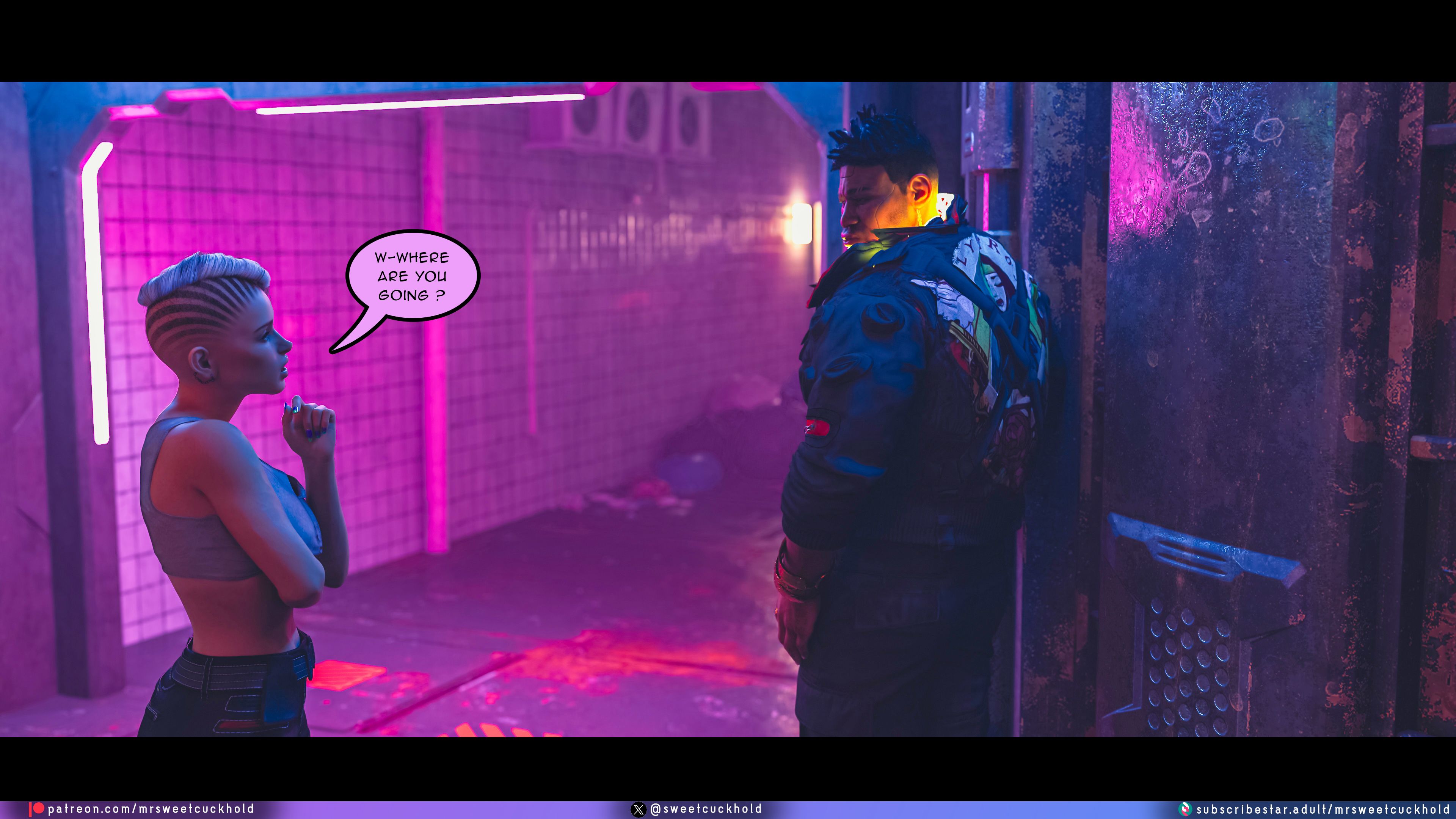 Street Corruption (Cyberpunk 2077) [Mr.SweetCuckhold] Chapter 1 Page 84