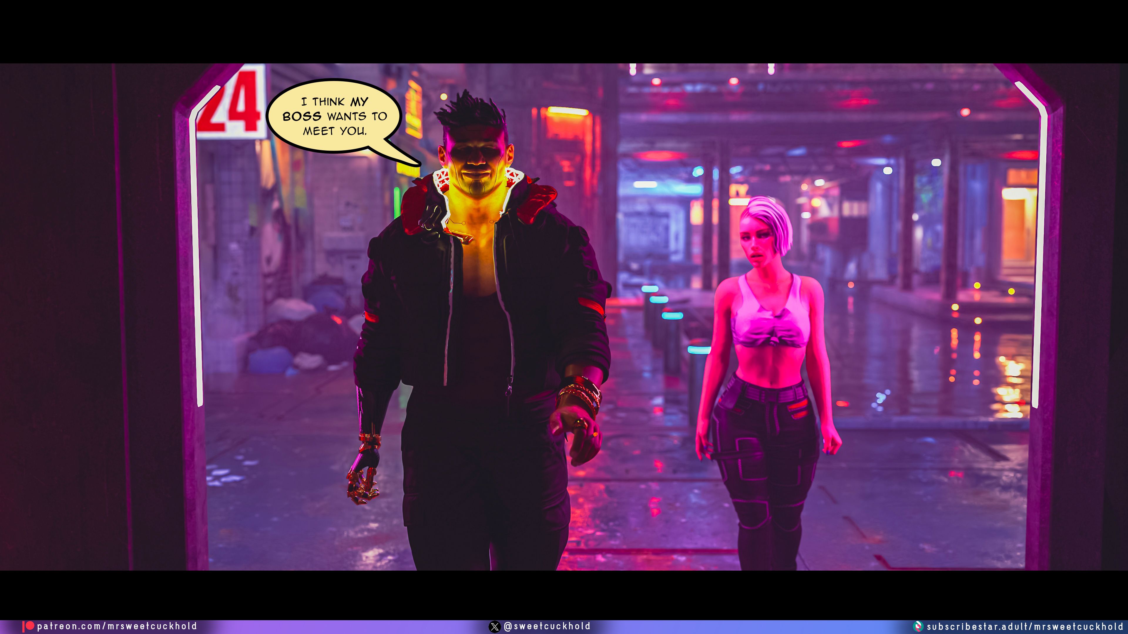 Street Corruption (Cyberpunk 2077) [Mr.SweetCuckhold] Chapter 1 Page 85
