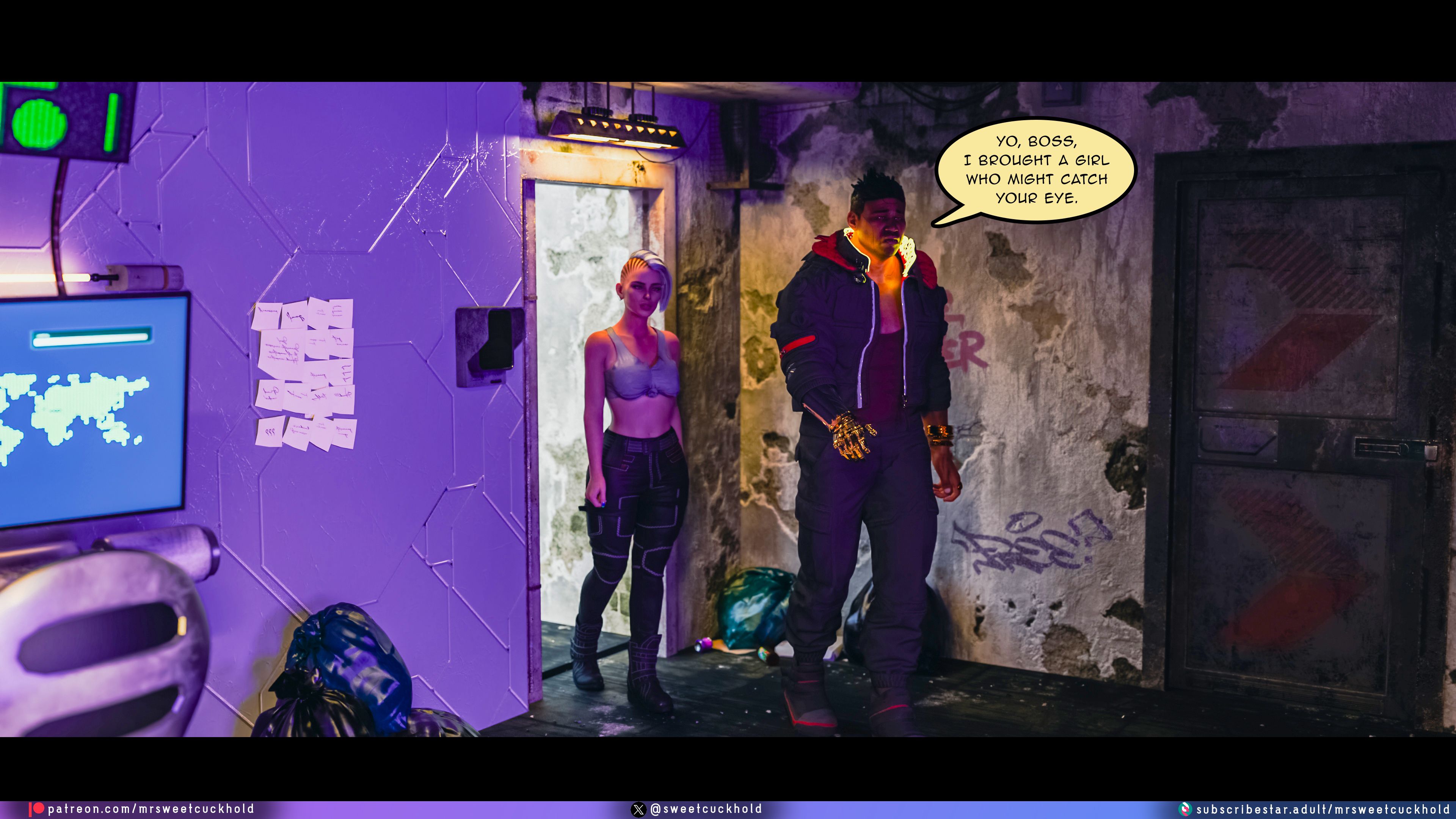 Street Corruption (Cyberpunk 2077) [Mr.SweetCuckhold] Chapter 1 Page 91