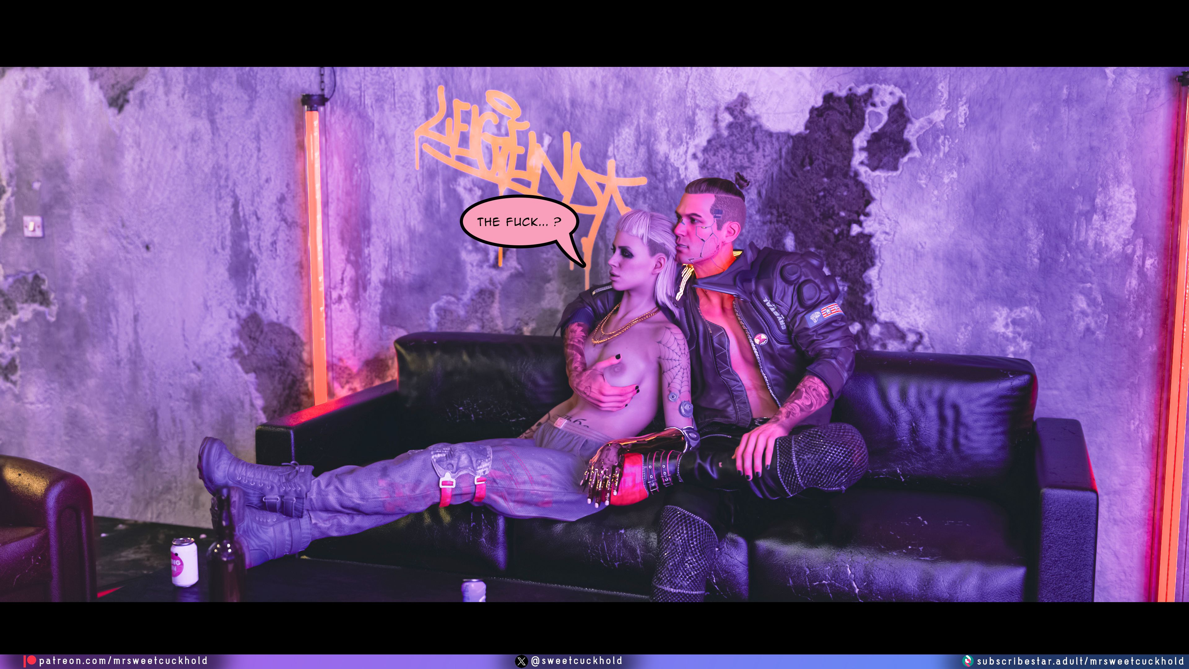 Street Corruption (Cyberpunk 2077) [Mr.SweetCuckhold] Chapter 1 Page 95