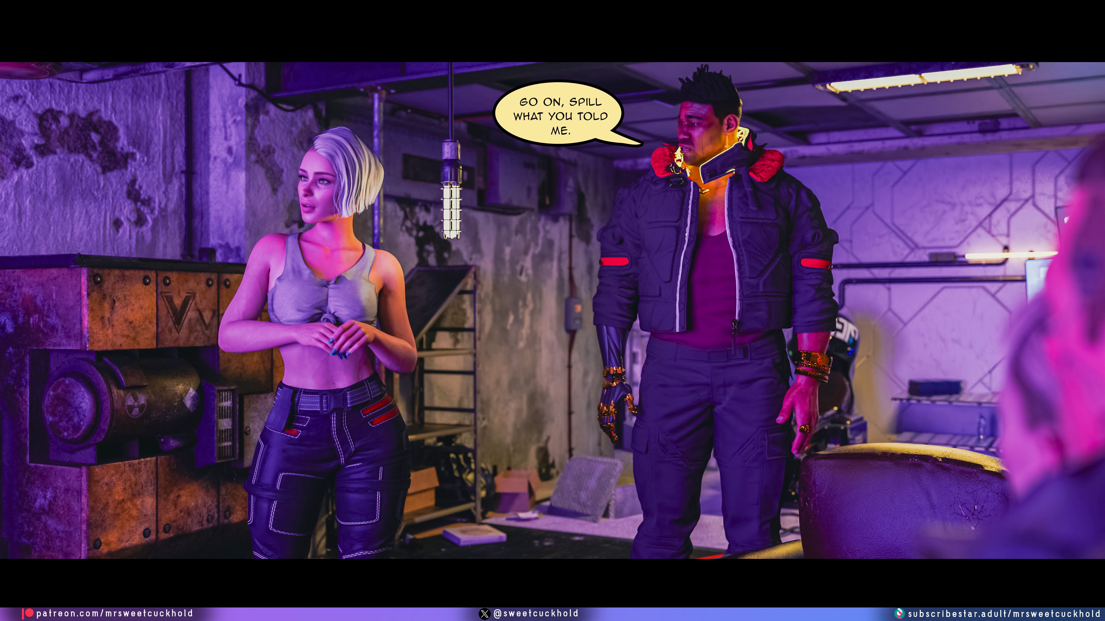 Street Corruption (Cyberpunk 2077) [Mr.SweetCuckhold] Chapter 1 Page 96