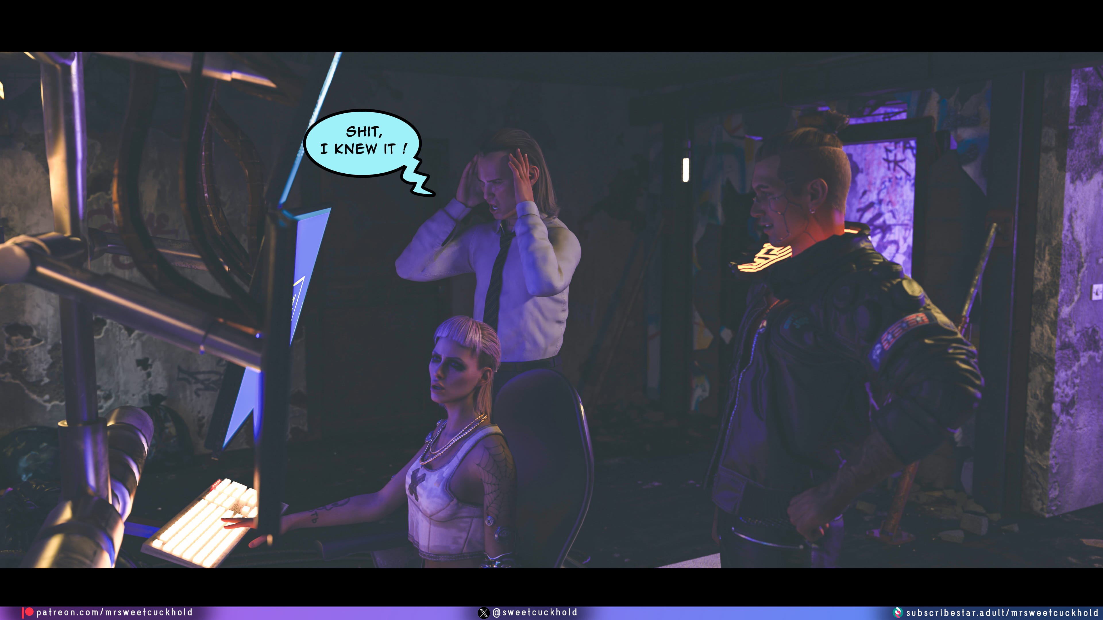 Street Corruption (Cyberpunk 2077) [Mr.SweetCuckhold] Chapter 2 Page 109