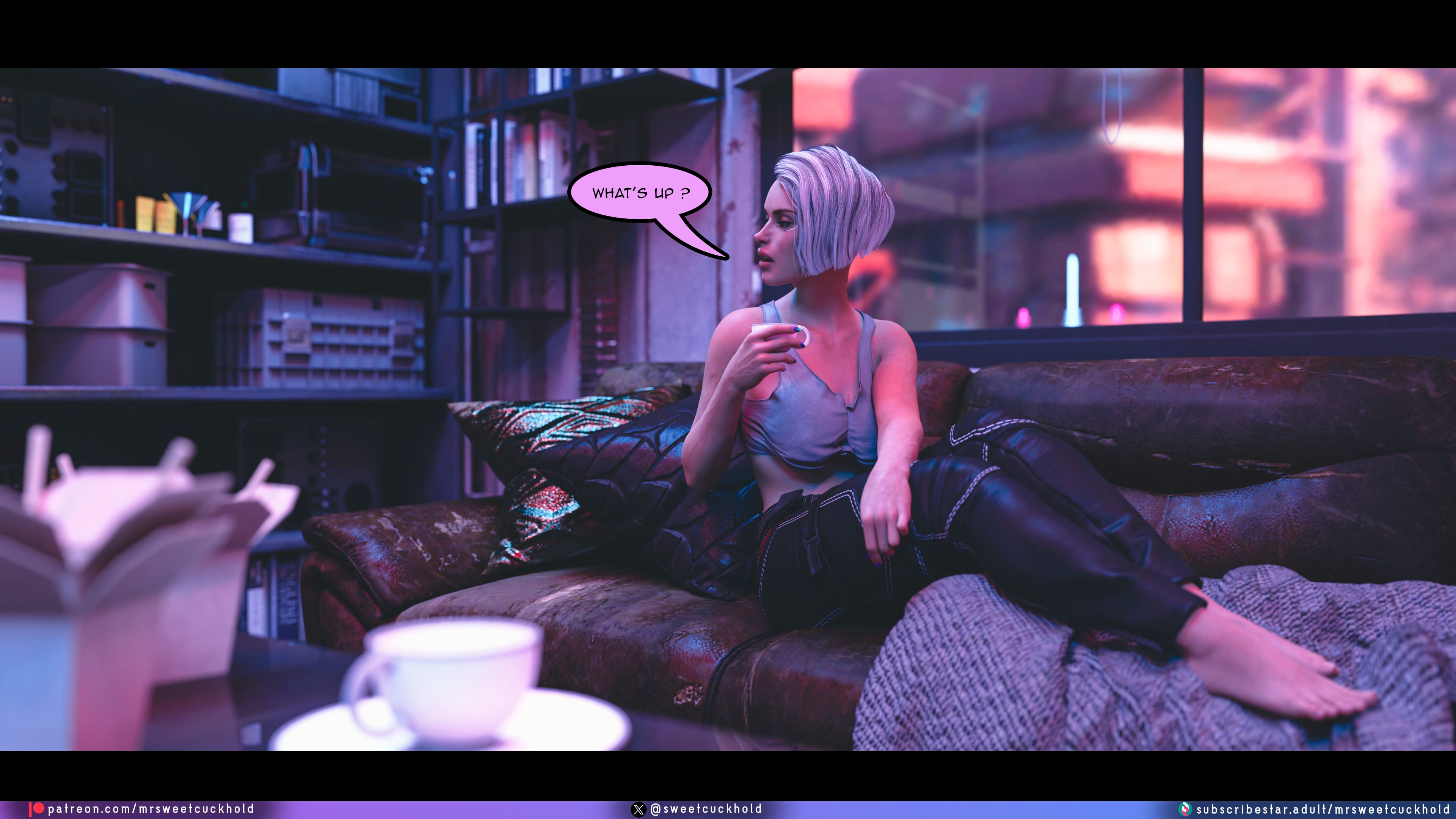 Street Corruption (Cyberpunk 2077) [Mr.SweetCuckhold] Chapter 2 Page 18