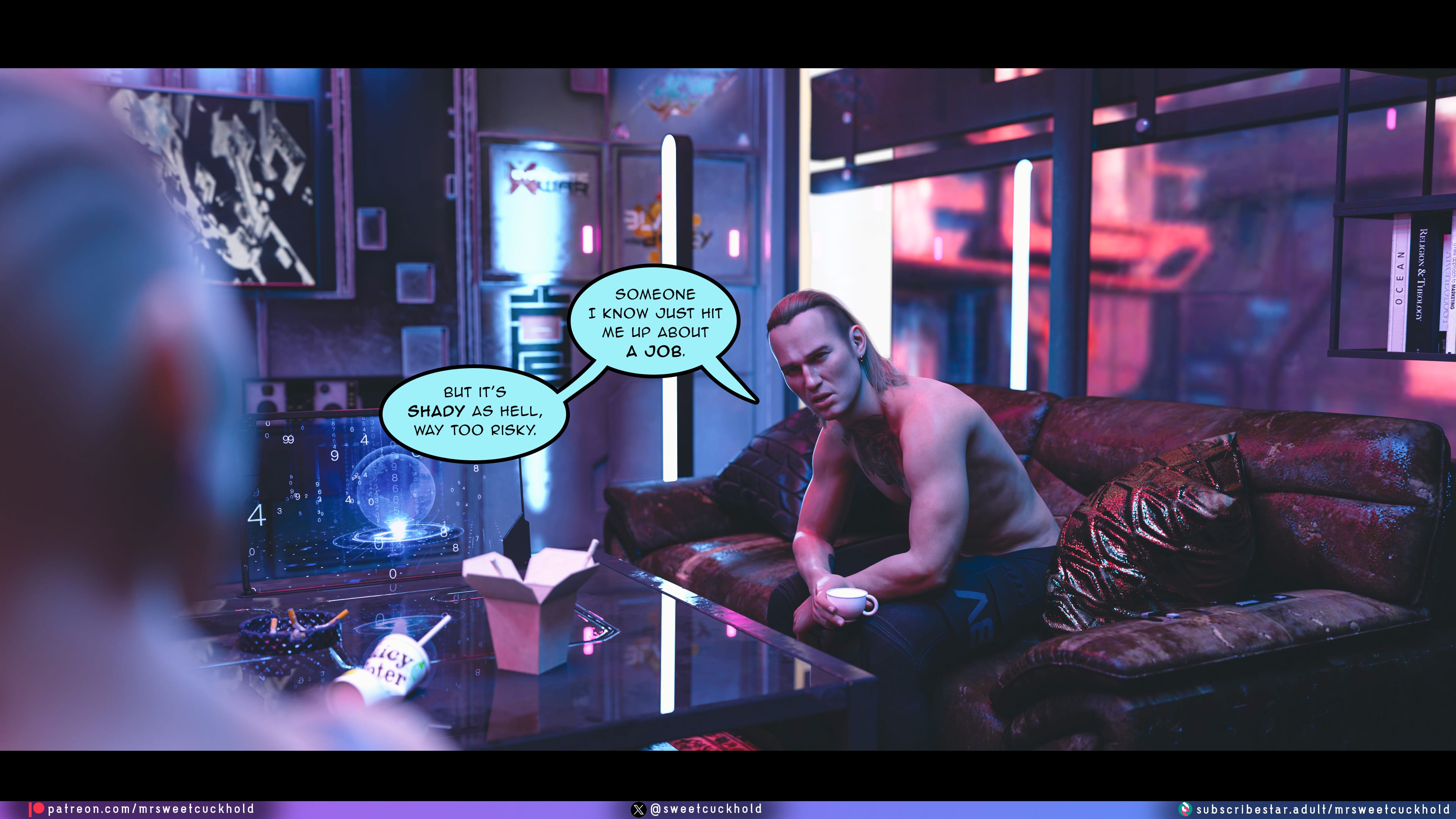 Street Corruption (Cyberpunk 2077) [Mr.SweetCuckhold] Chapter 2 Page 20