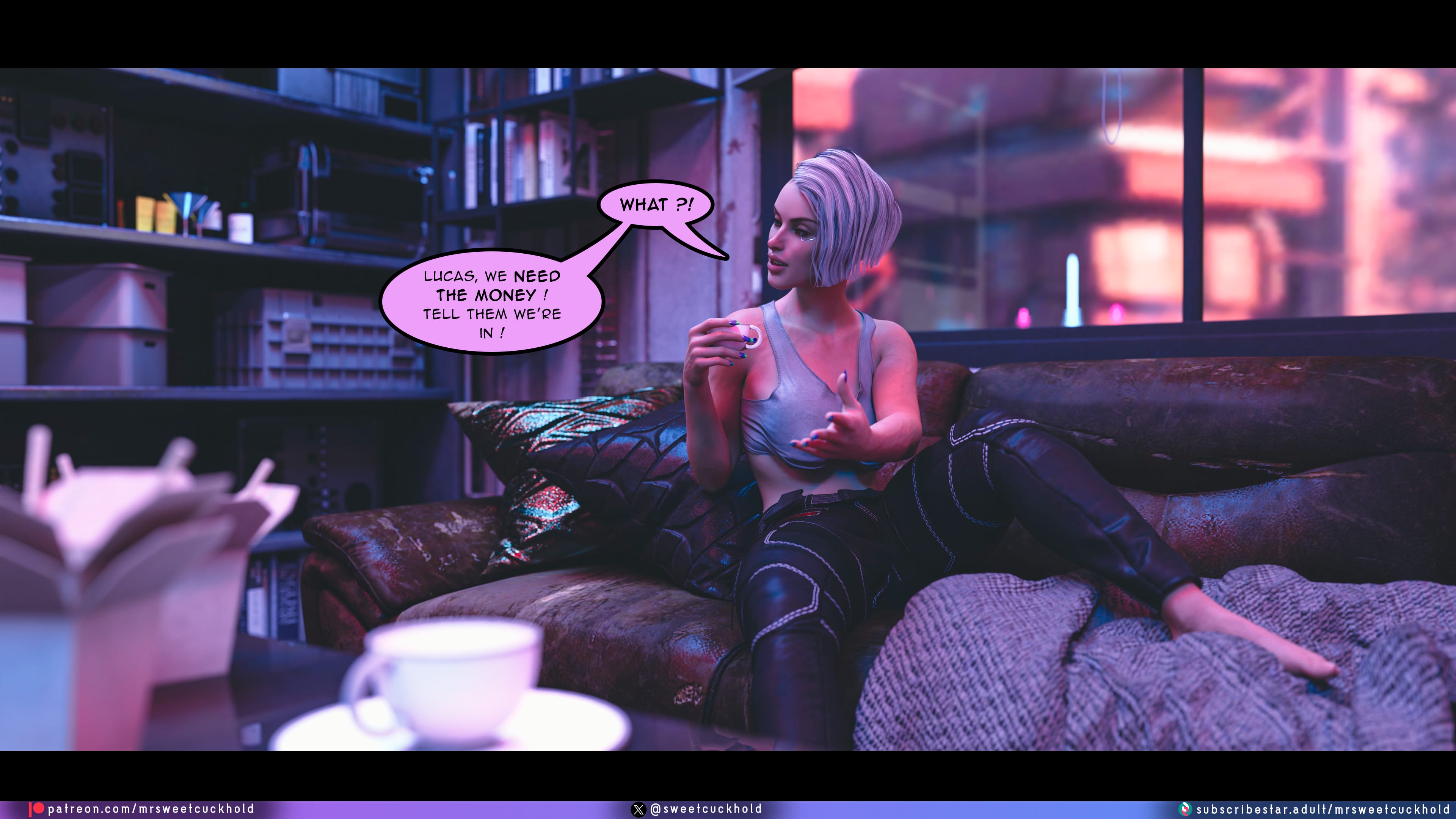 Street Corruption (Cyberpunk 2077) [Mr.SweetCuckhold] Chapter 2 Page 21