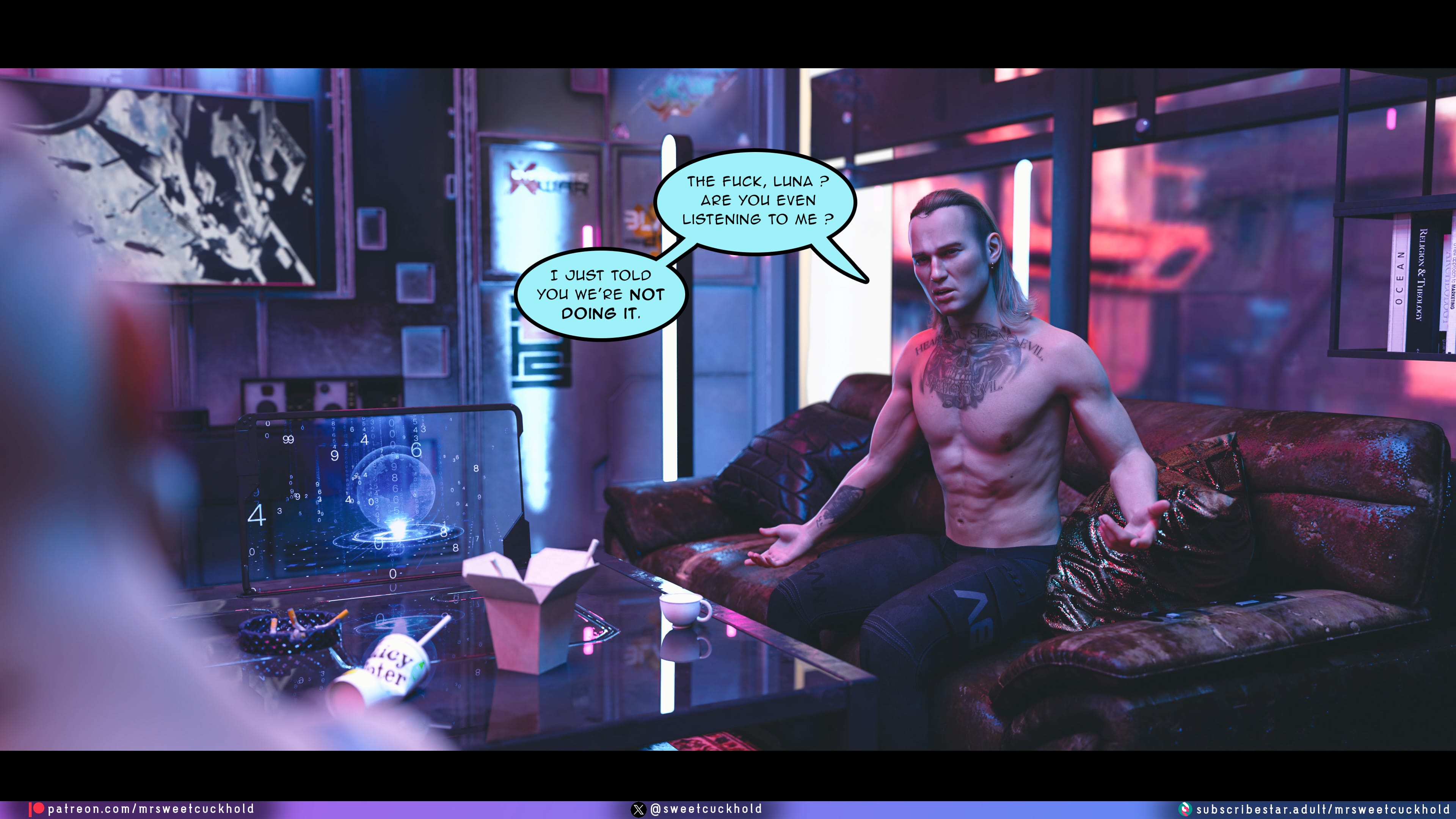 Street Corruption (Cyberpunk 2077) [Mr.SweetCuckhold] Chapter 2 Page 22