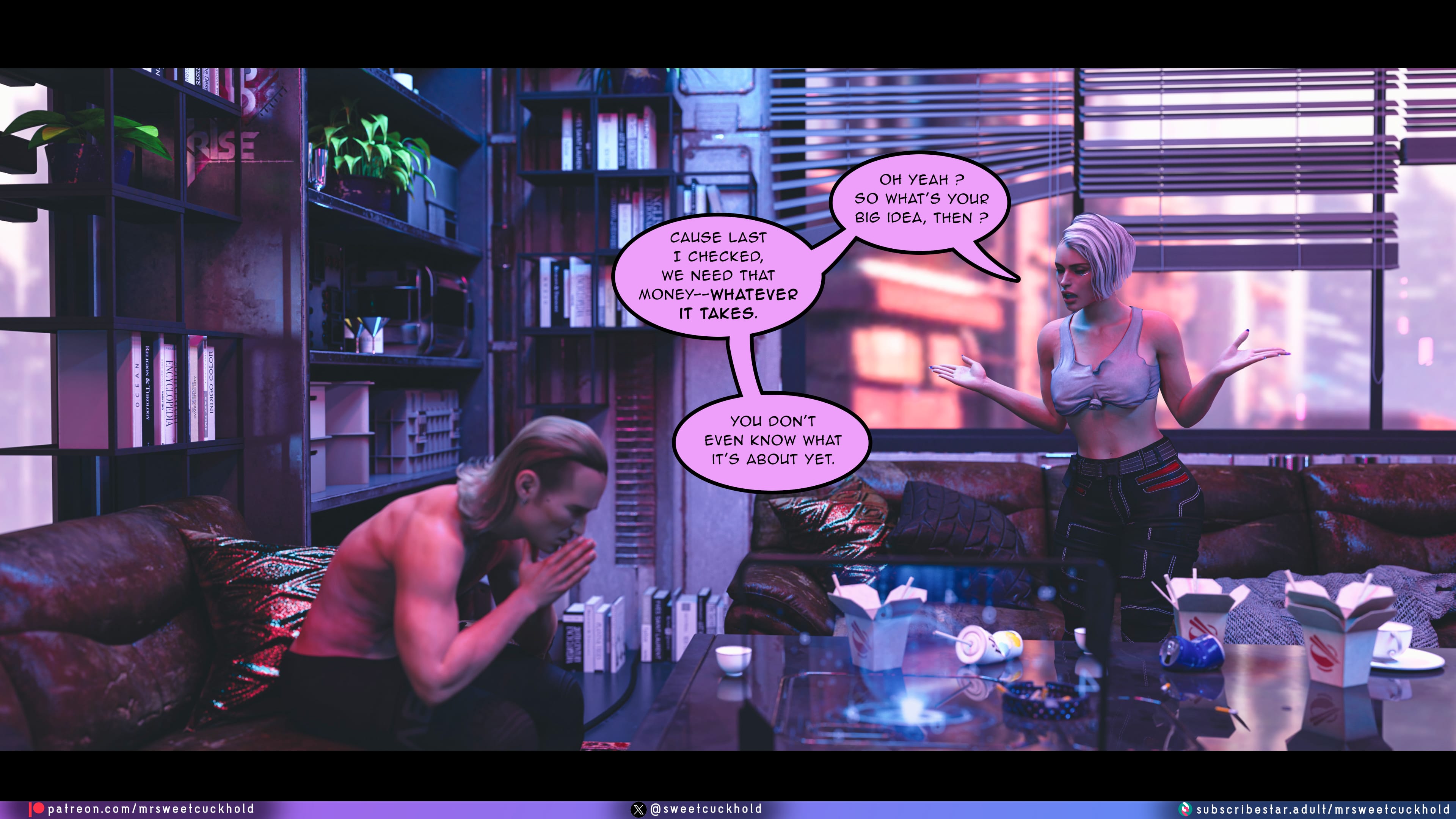 Street Corruption (Cyberpunk 2077) [Mr.SweetCuckhold] Chapter 2 Page 23