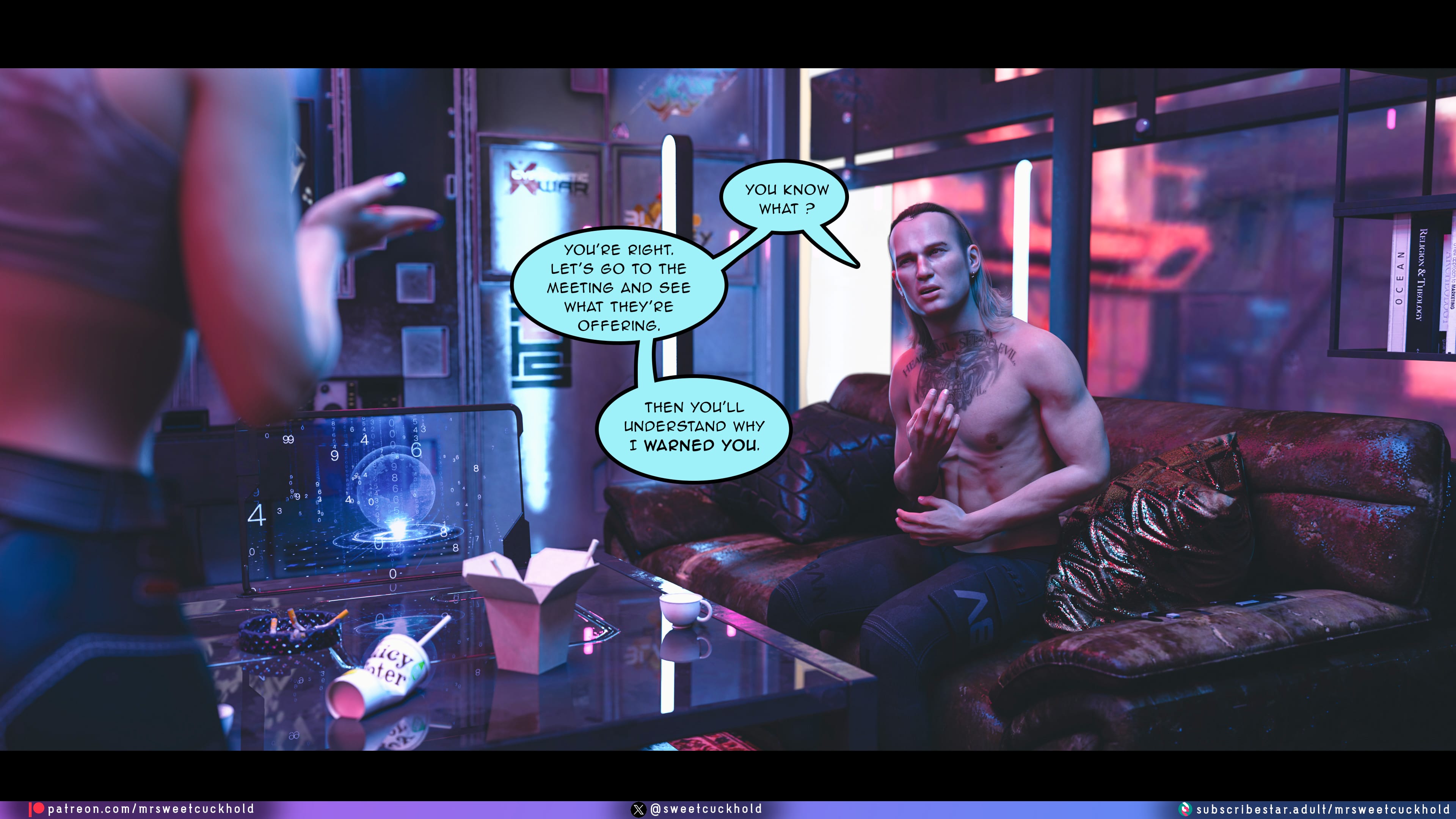 Street Corruption (Cyberpunk 2077) [Mr.SweetCuckhold] Chapter 2 Page 25