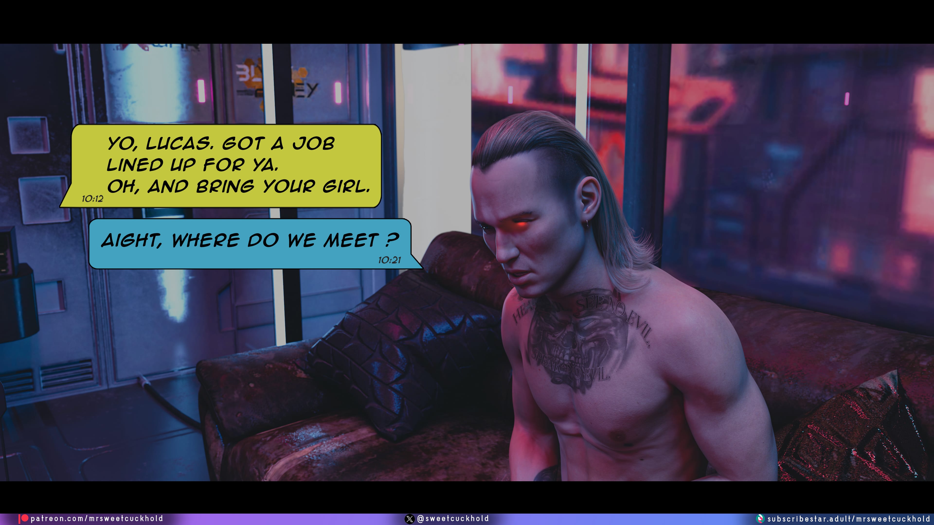 Street Corruption (Cyberpunk 2077) [Mr.SweetCuckhold] Chapter 2 Page 27