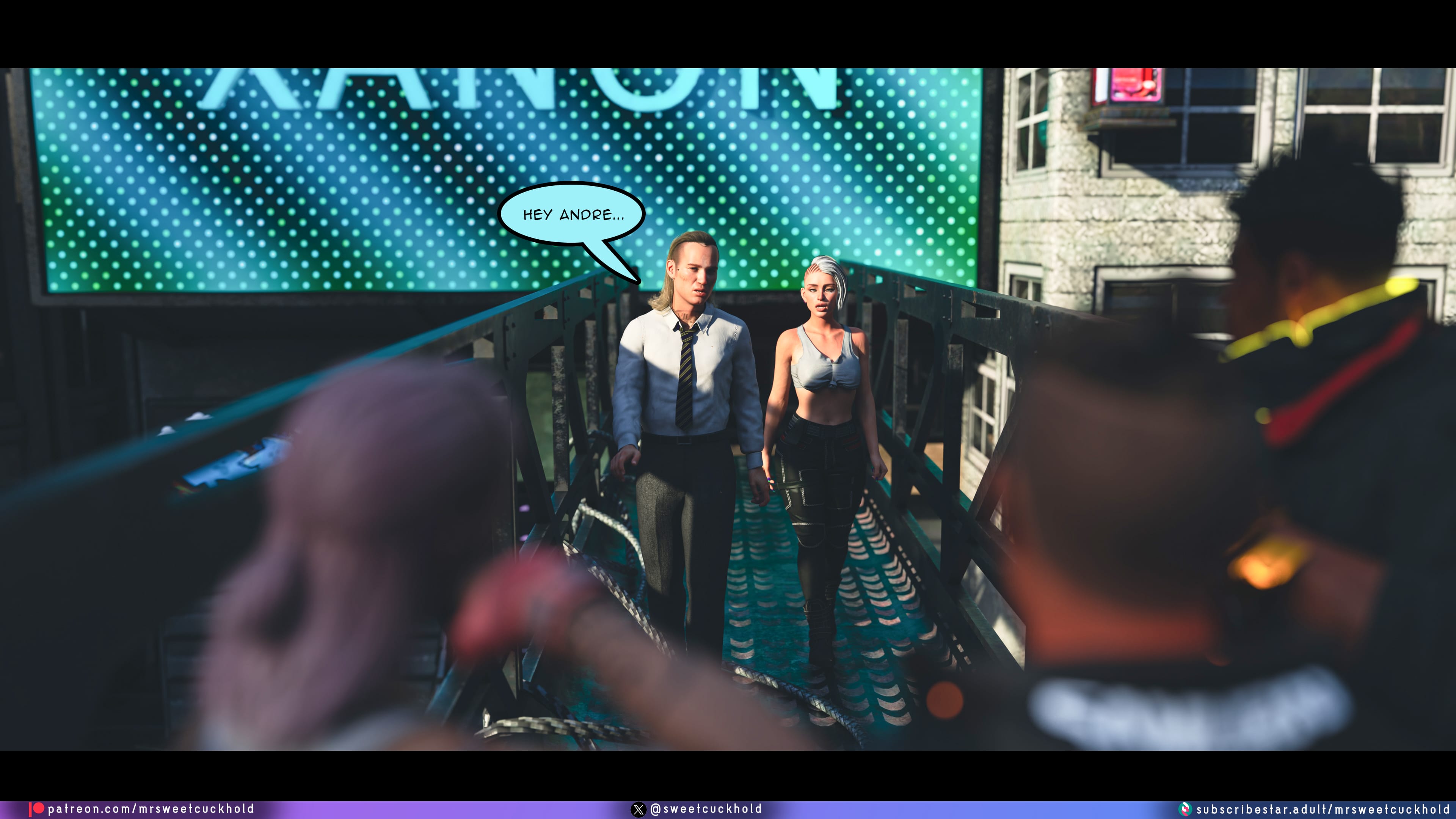Street Corruption (Cyberpunk 2077) [Mr.SweetCuckhold] Chapter 2 Page 32