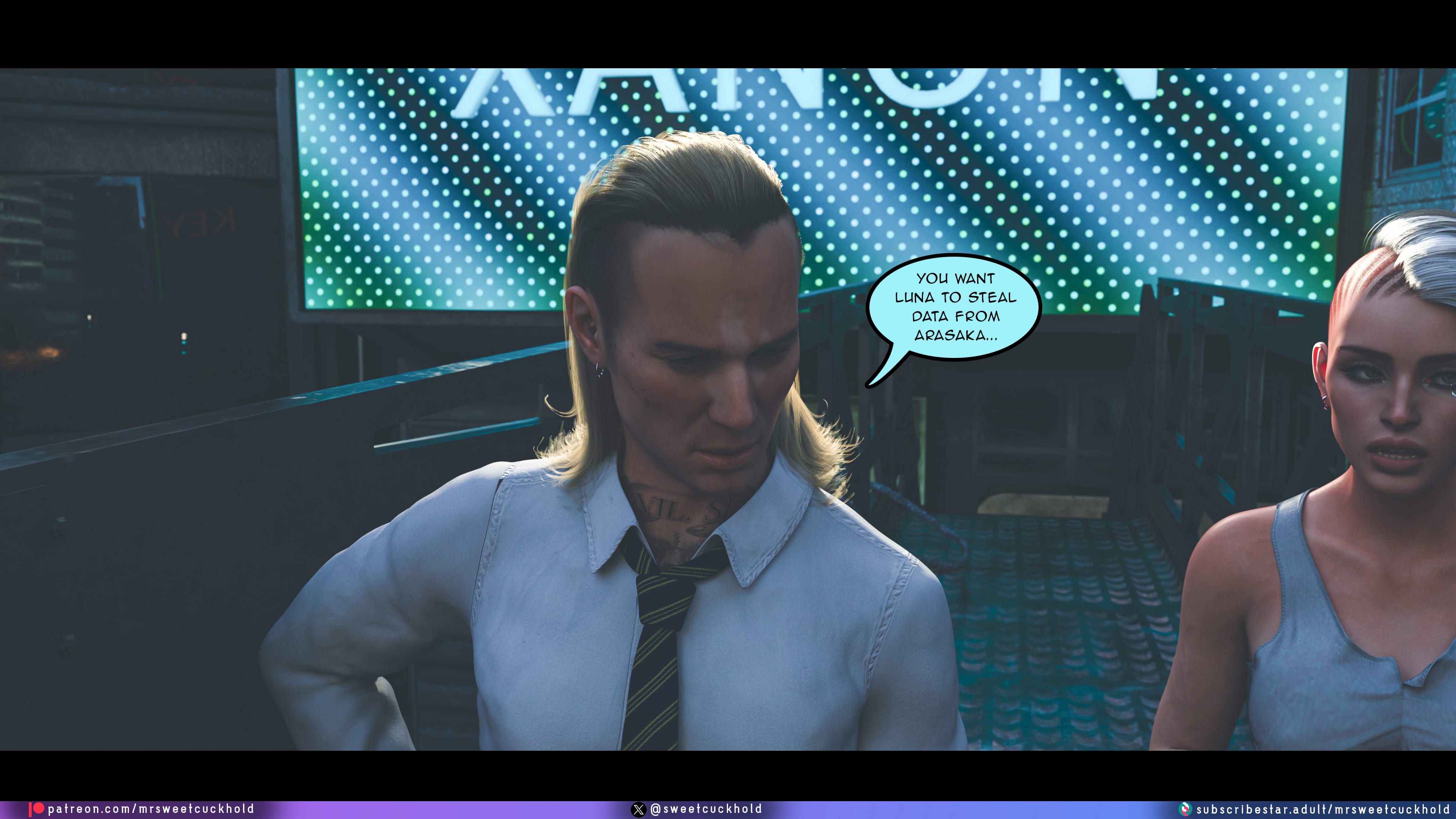 Street Corruption (Cyberpunk 2077) [Mr.SweetCuckhold] Chapter 2 Page 41