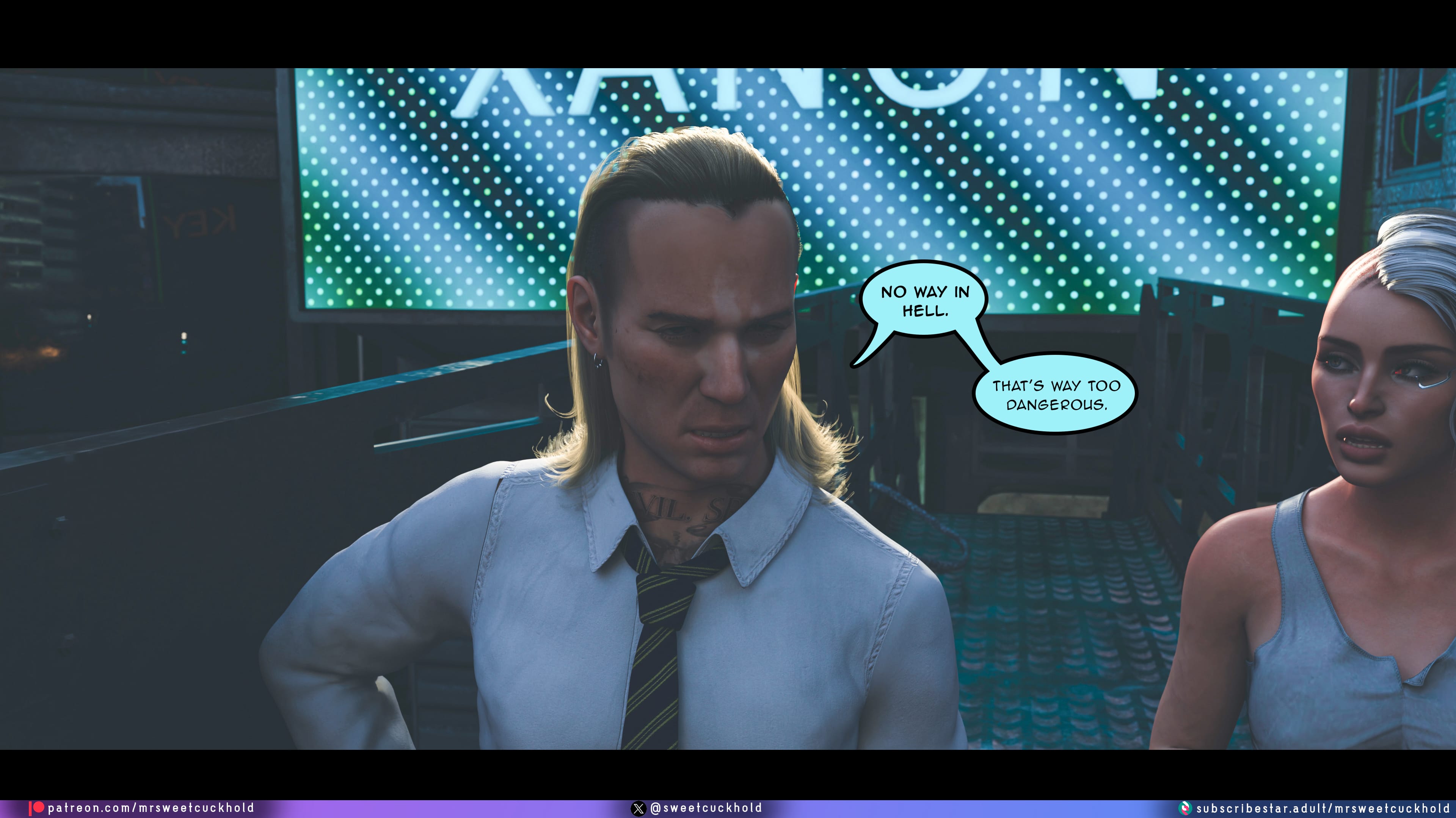 Street Corruption (Cyberpunk 2077) [Mr.SweetCuckhold] Chapter 2 Page 42